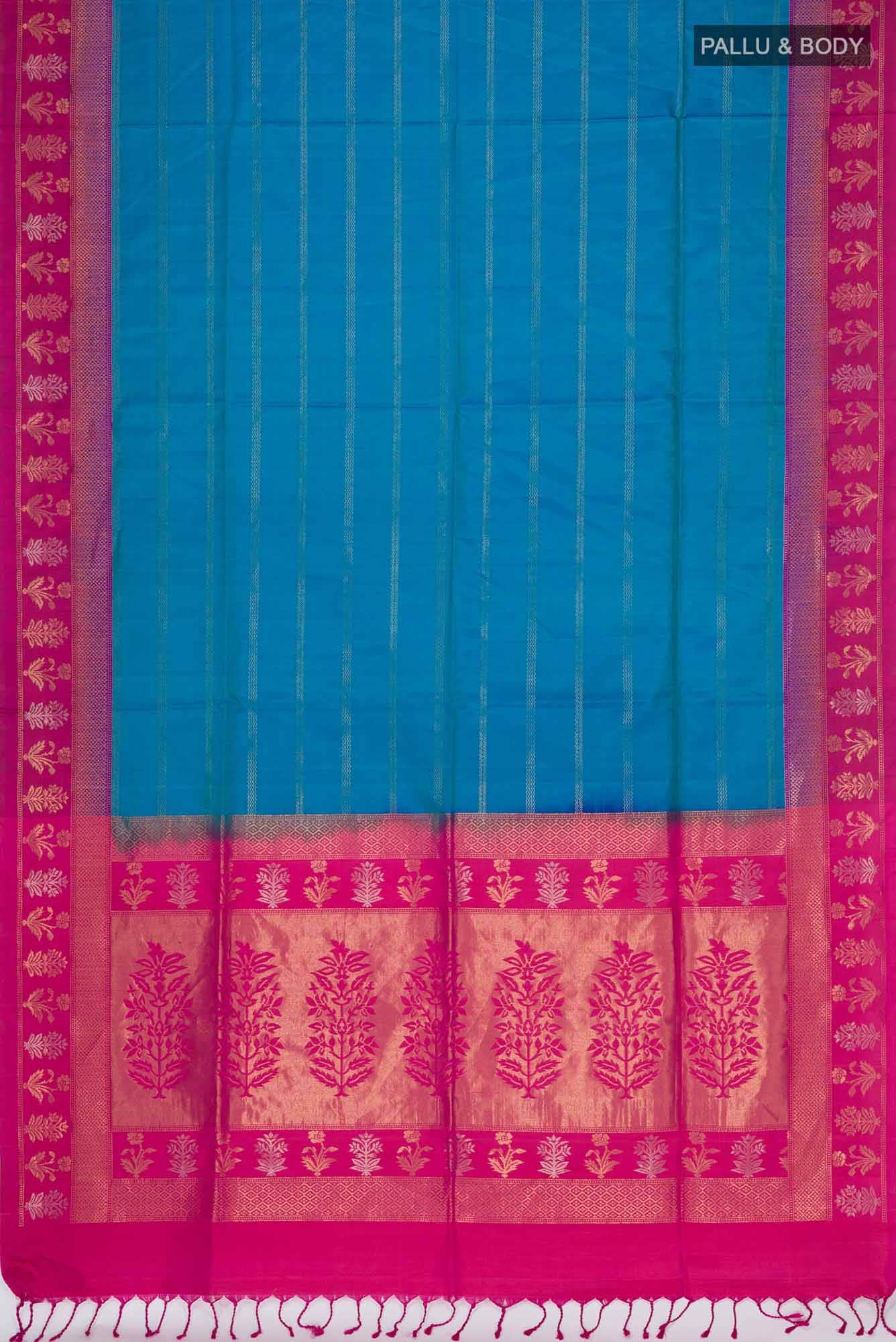 Blue Soft Silk Saree