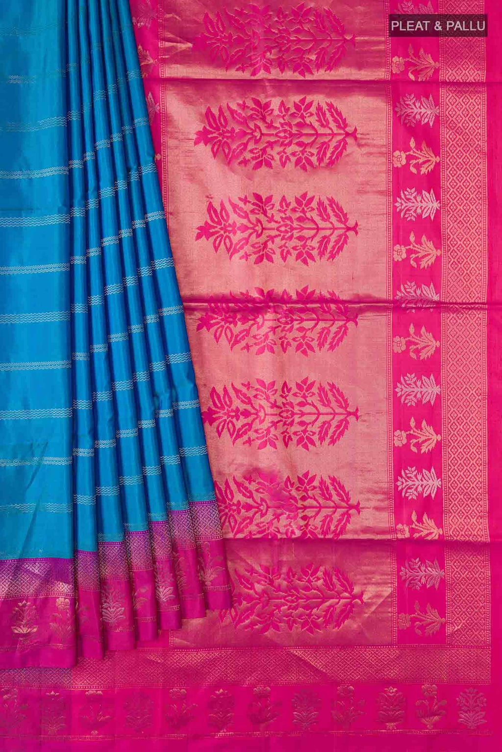 Blue Soft Silk Saree