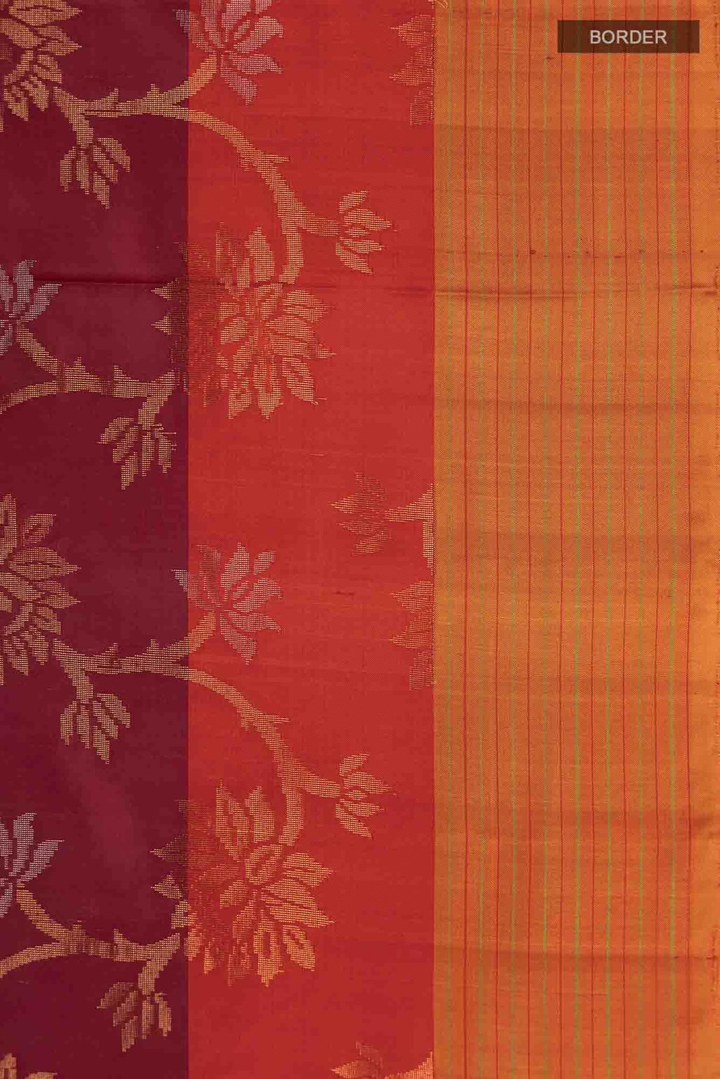 Maroon Soft Silk Saree