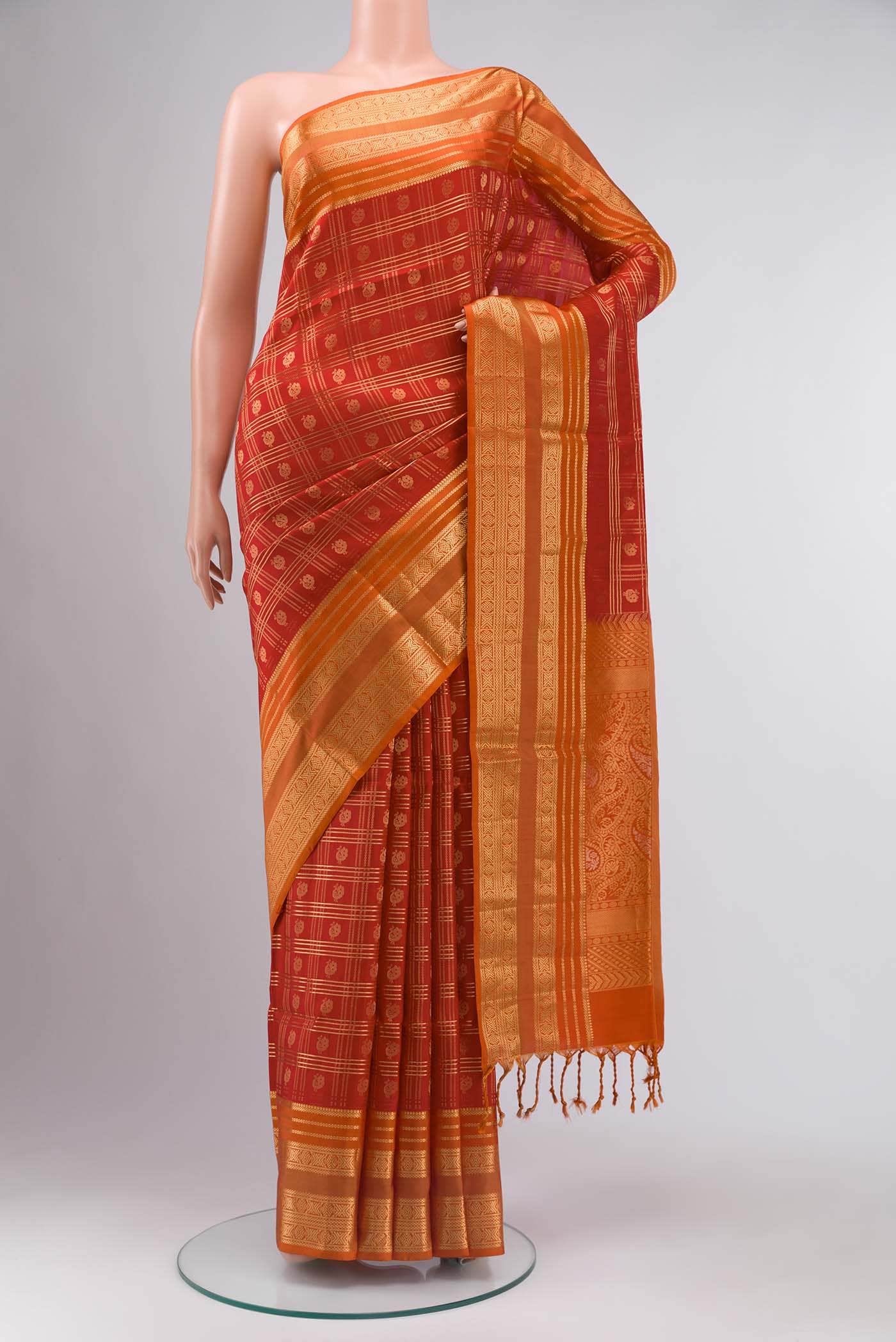 Red Soft Silk Saree