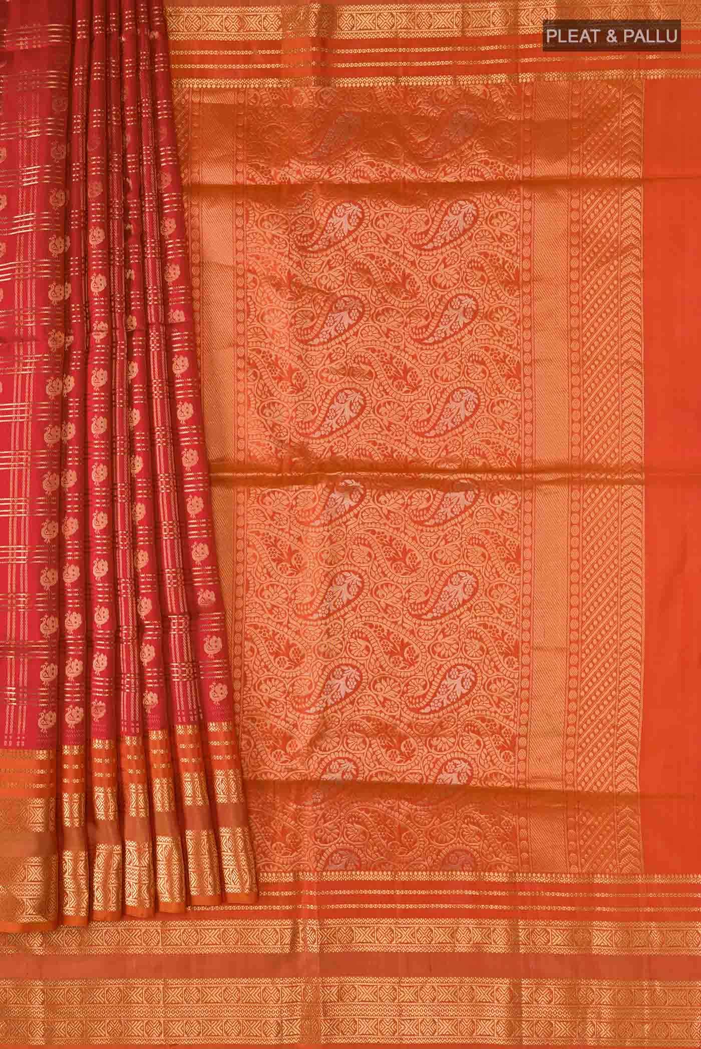 Red Soft Silk Saree