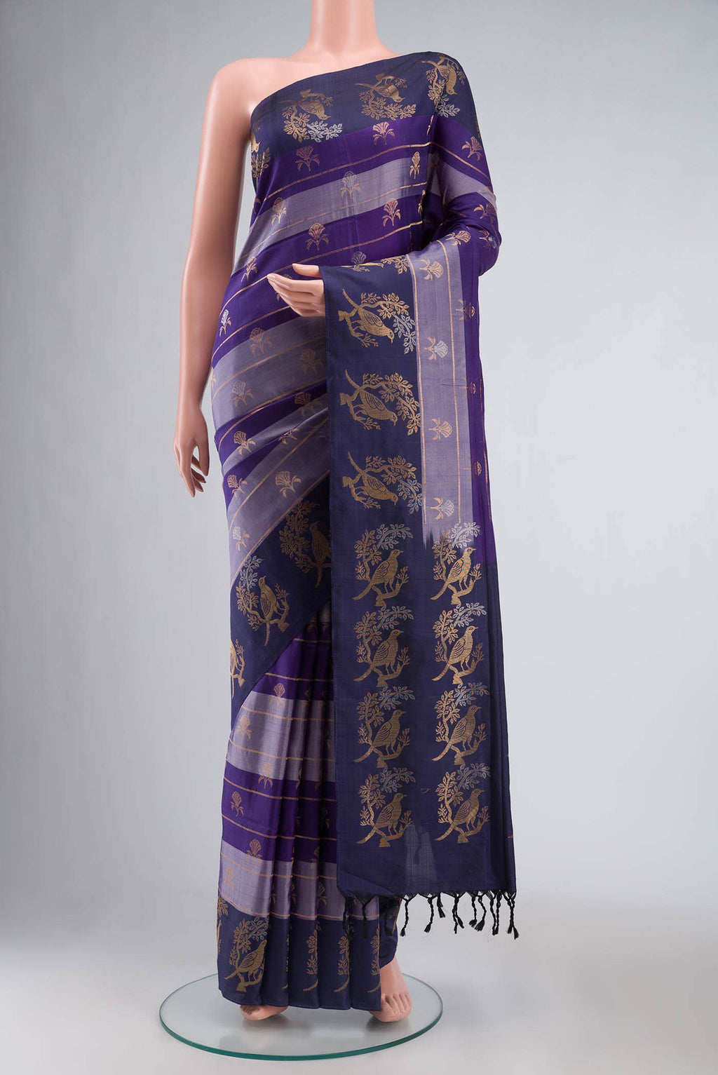 Violet Soft Silk Saree