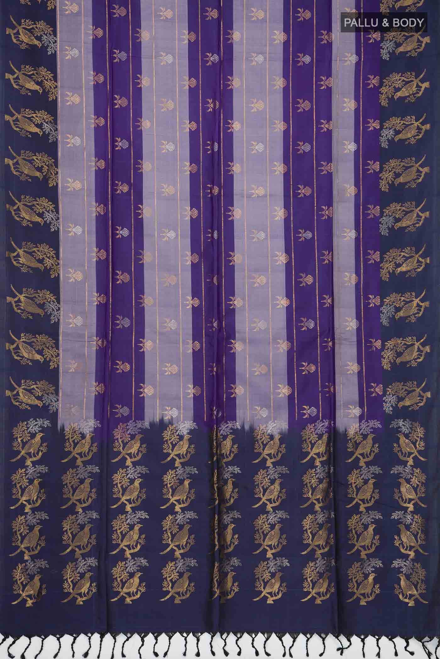 Violet Soft Silk Saree