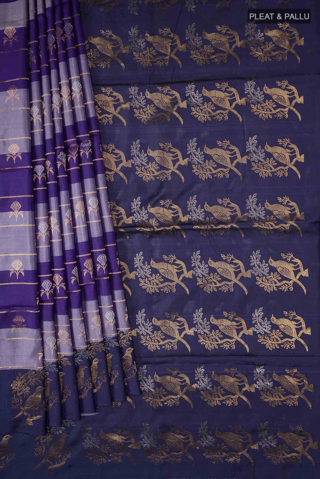 Violet Soft Silk Saree