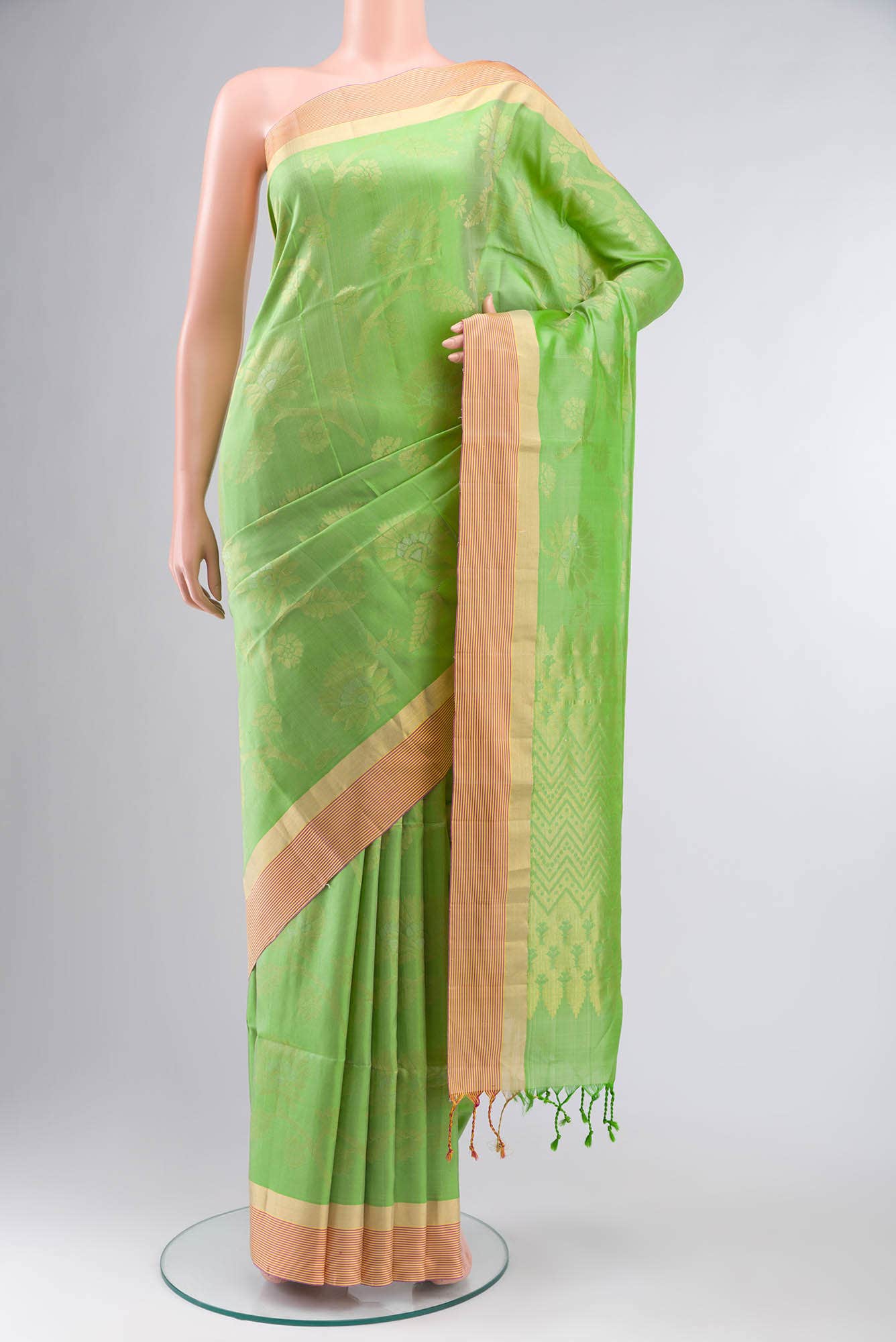 Green Soft Silk Saree