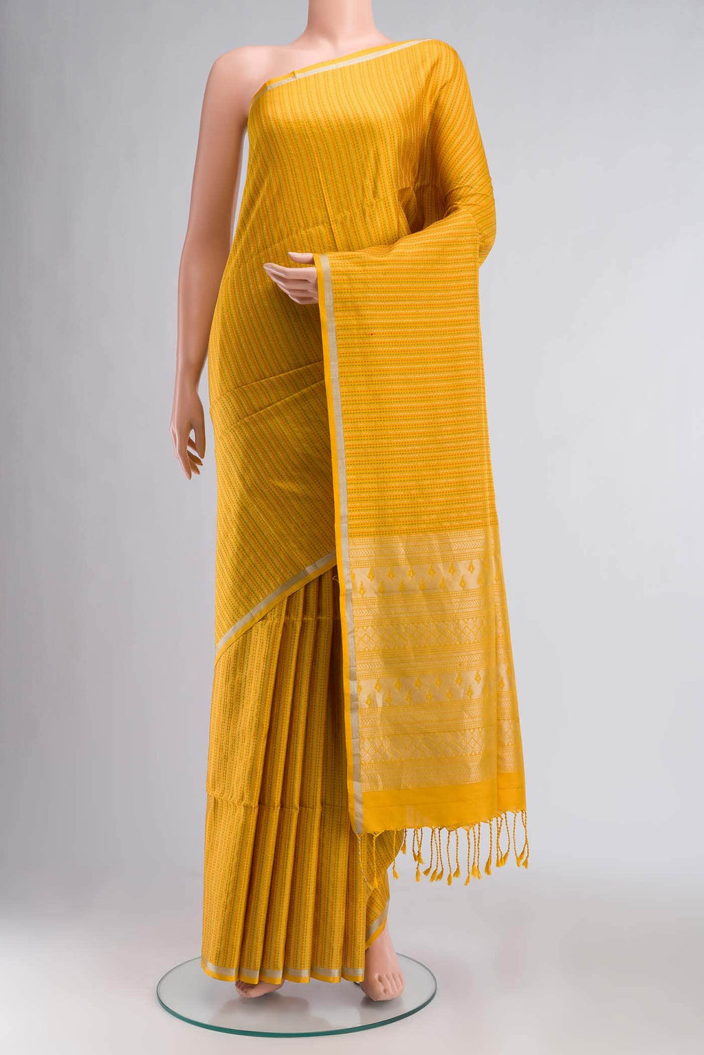 Yellow Soft Silk Saree