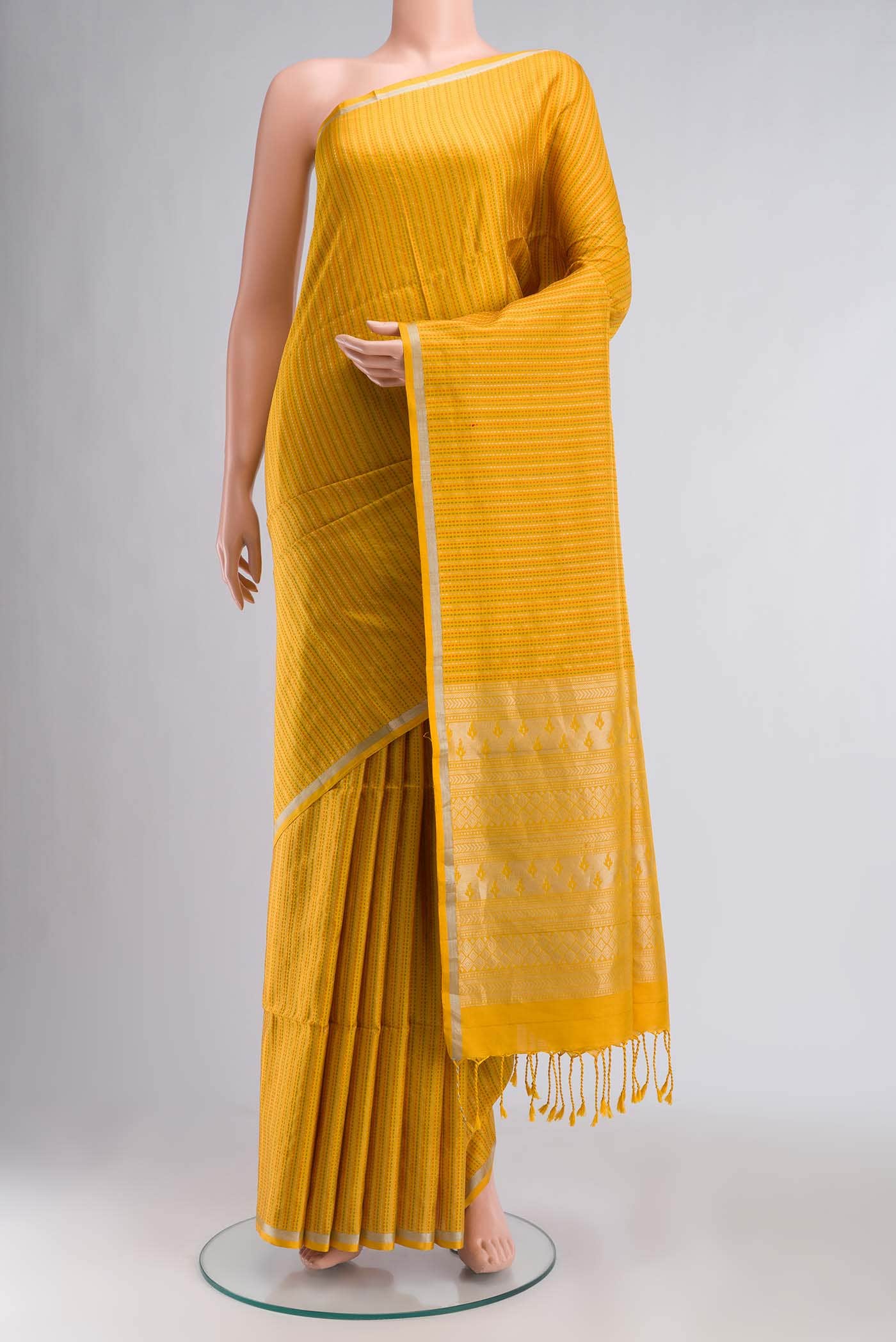 Yellow Soft Silk Saree