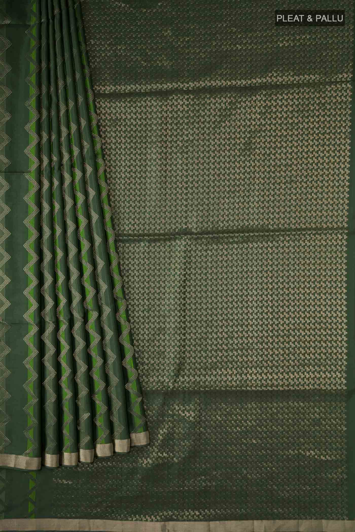 Green Soft Silk Saree