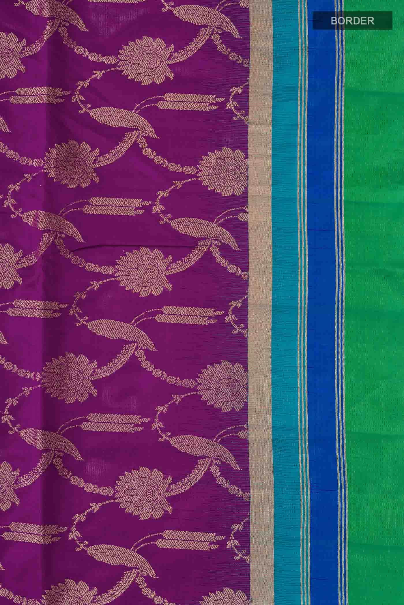 Purple Soft Silk Saree