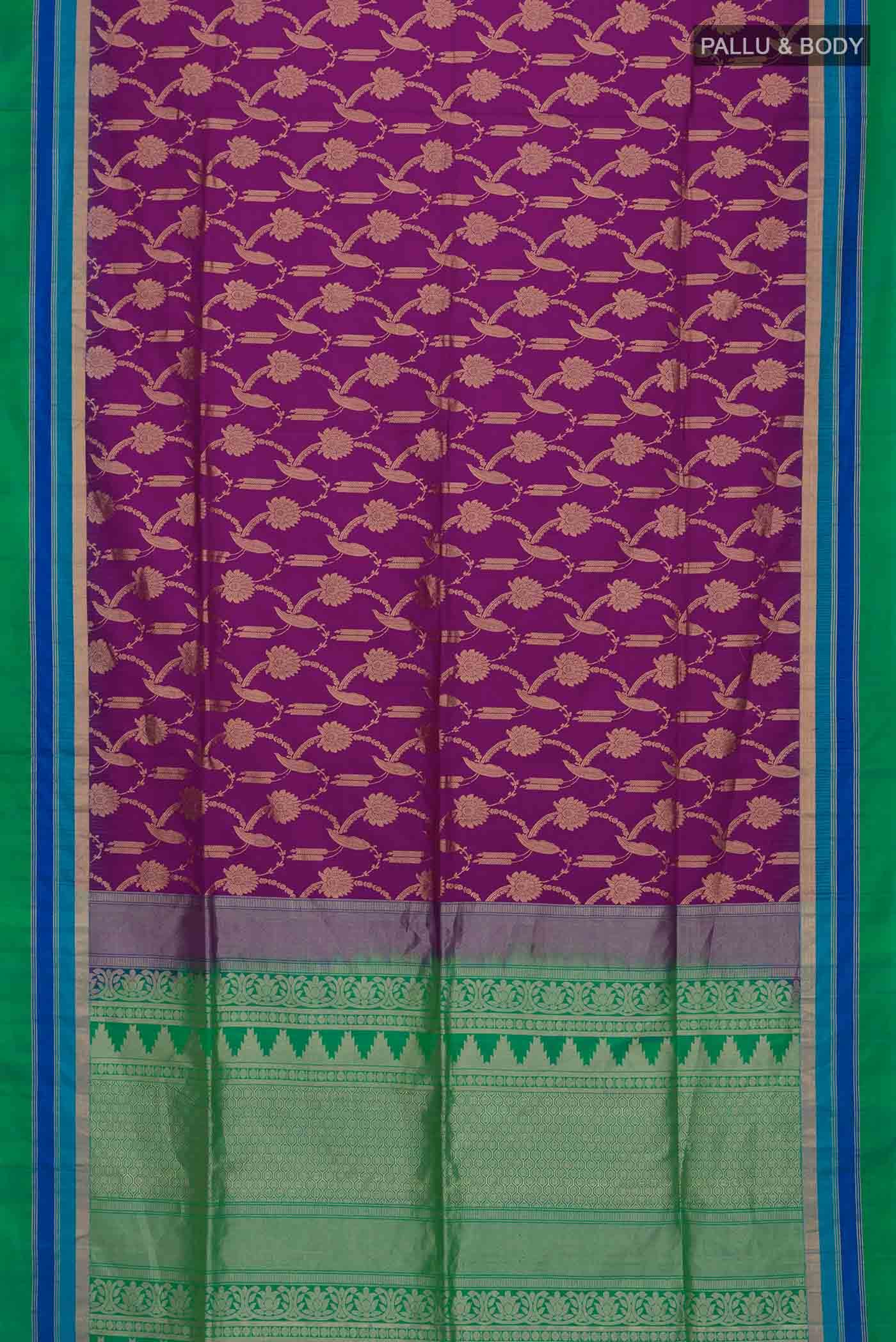 Purple Soft Silk Saree