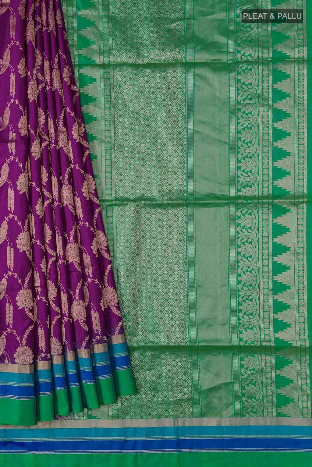 Purple Soft Silk Saree