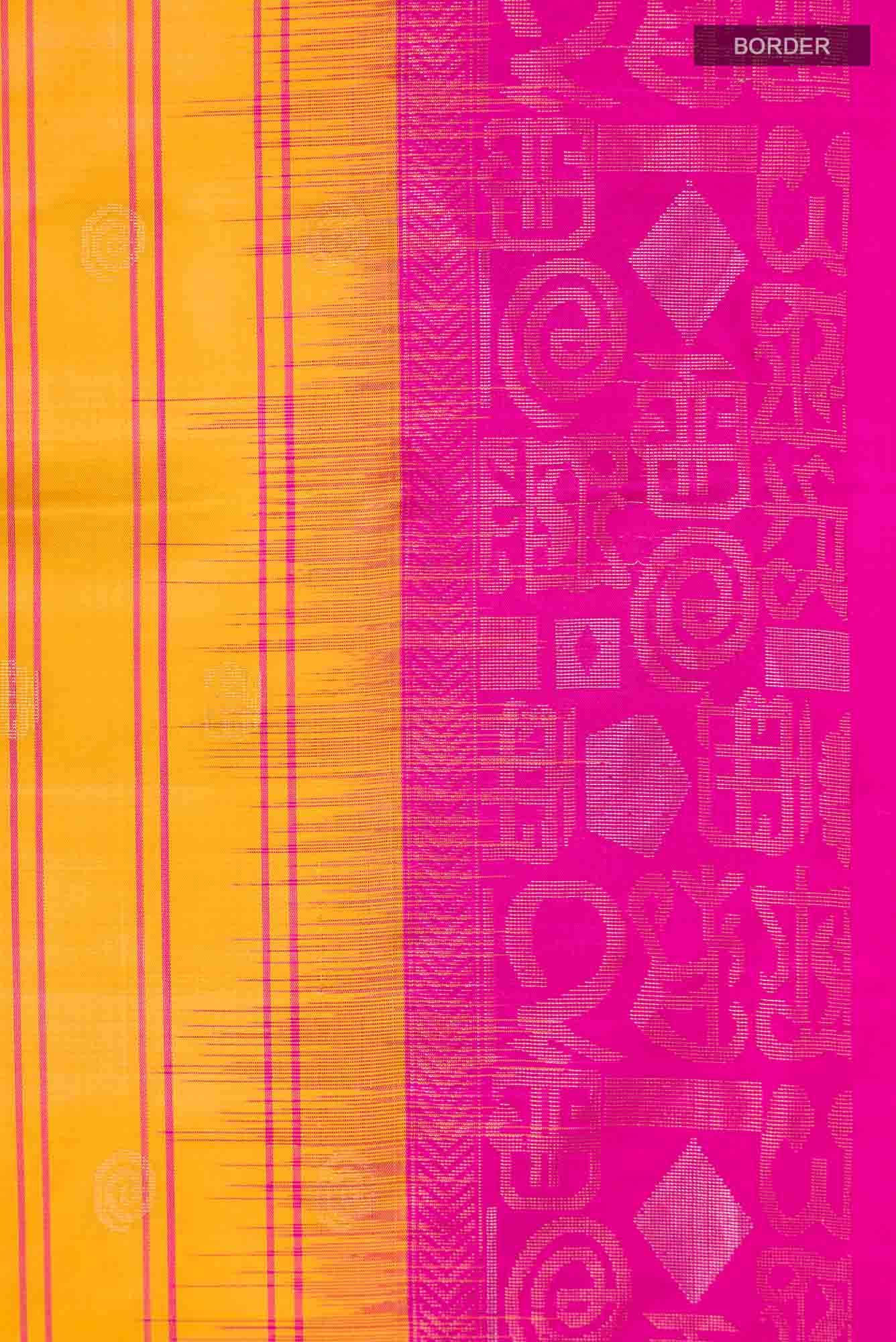 Yellow Soft Silk Saree
