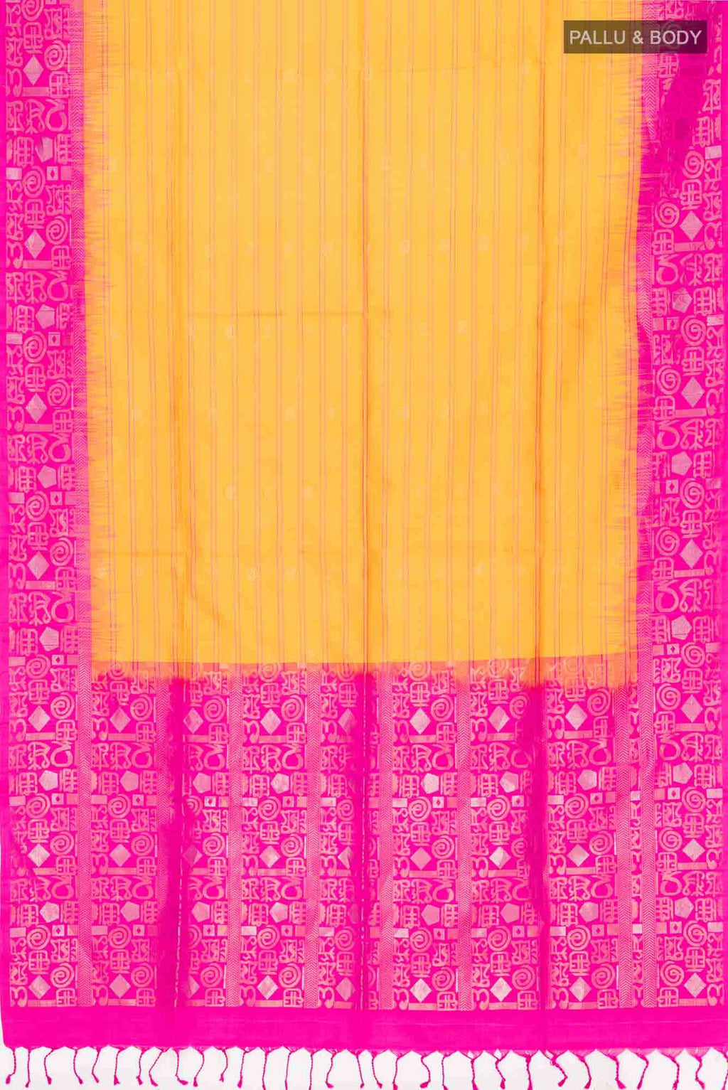 Yellow Soft Silk Saree