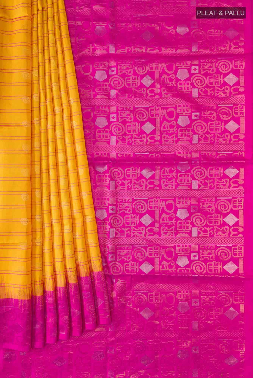 Yellow Soft Silk Saree