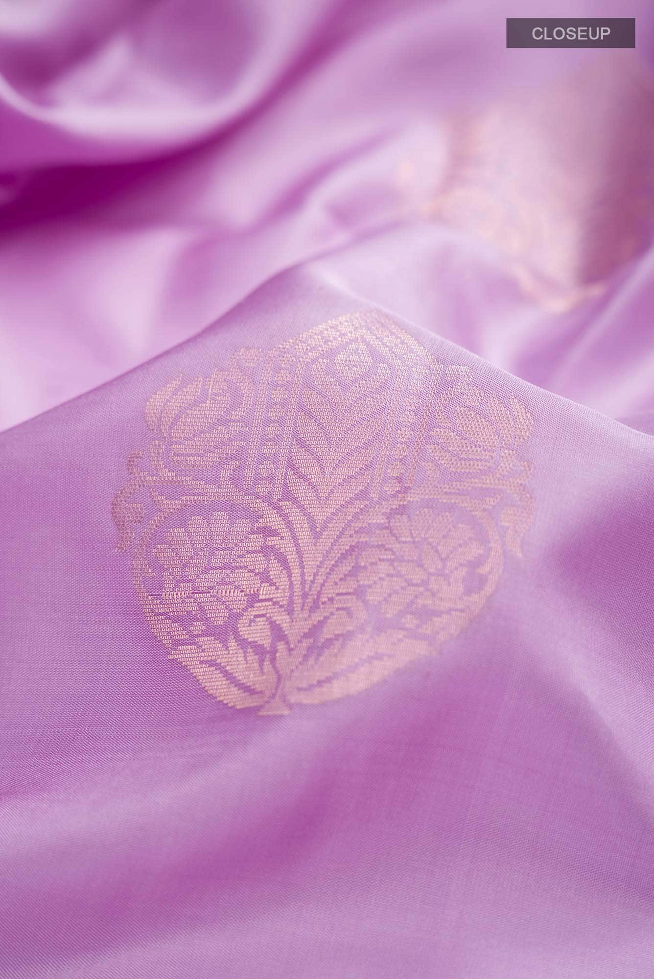Lavender Soft Silk Saree