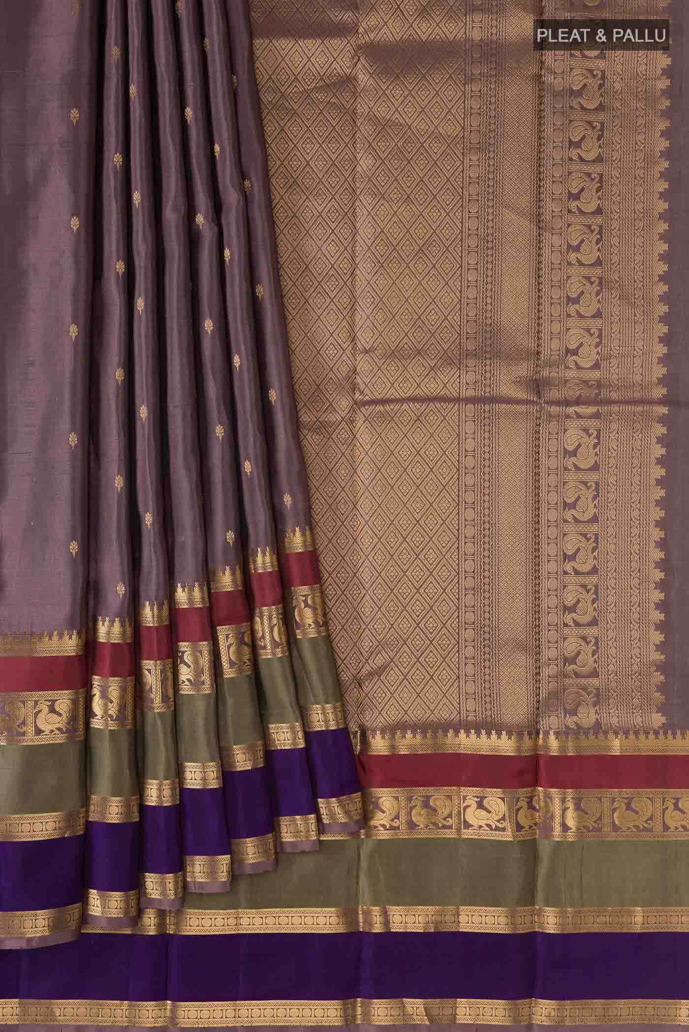 Mauve Soft Silk Saree