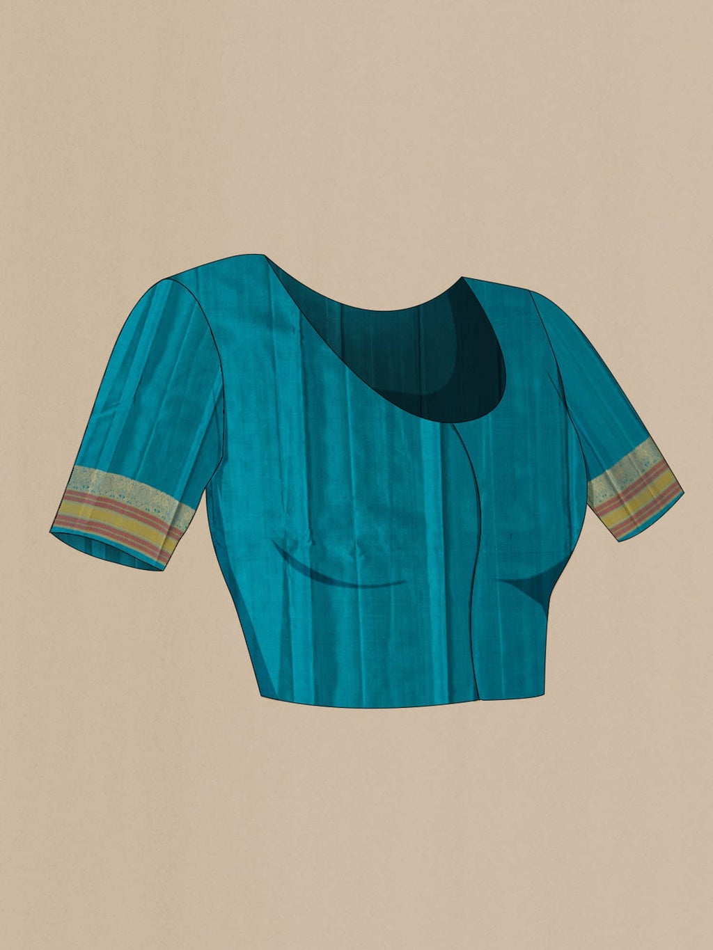 Navy Blue Kanchipuram Silk Saree