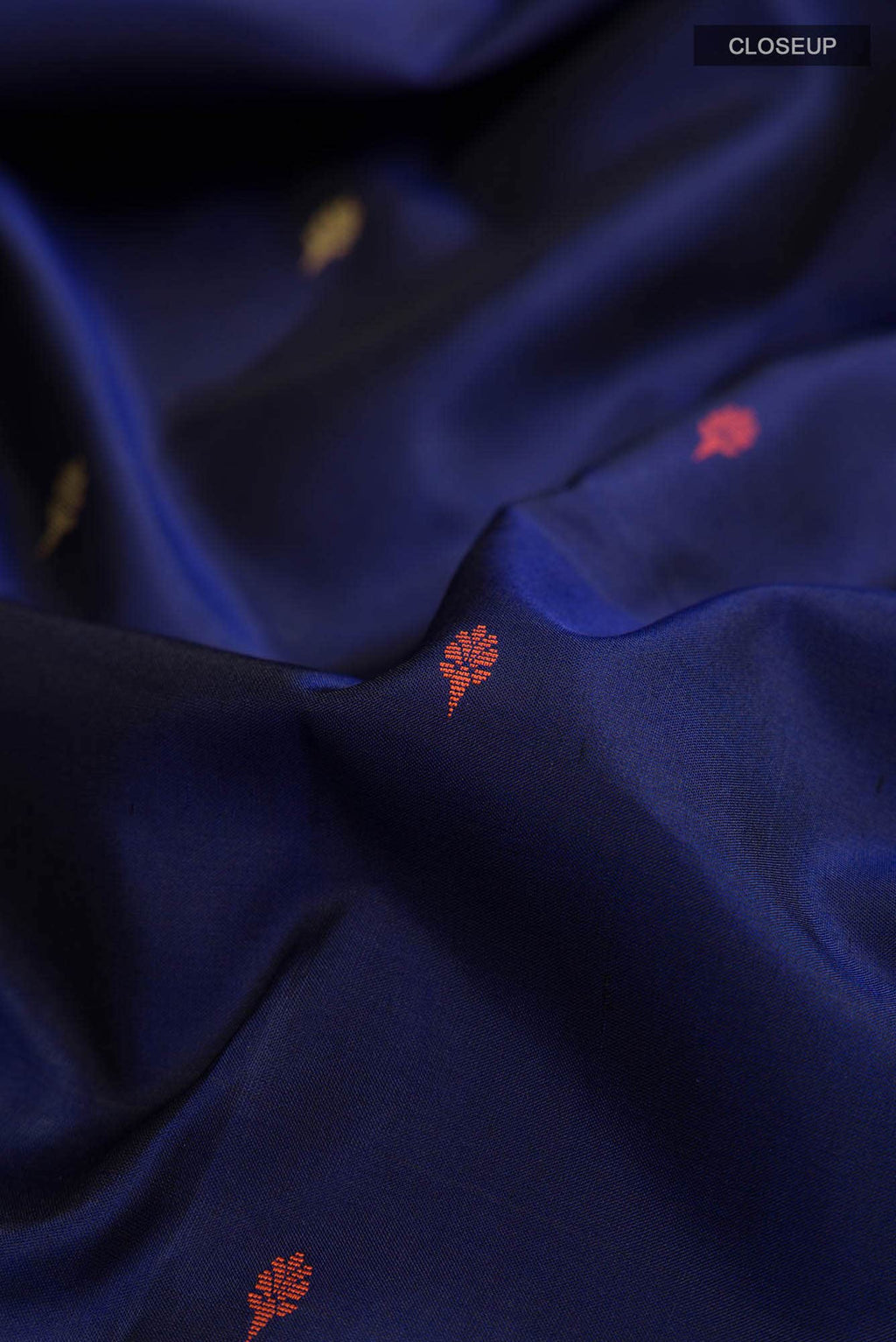 Navy Blue Kanchipuram Silk Saree