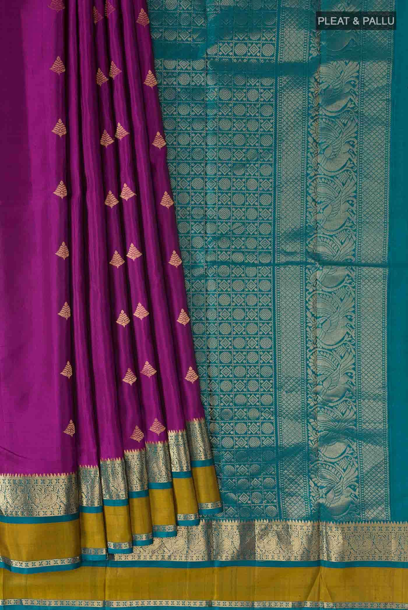 Purple Soft Silk Saree