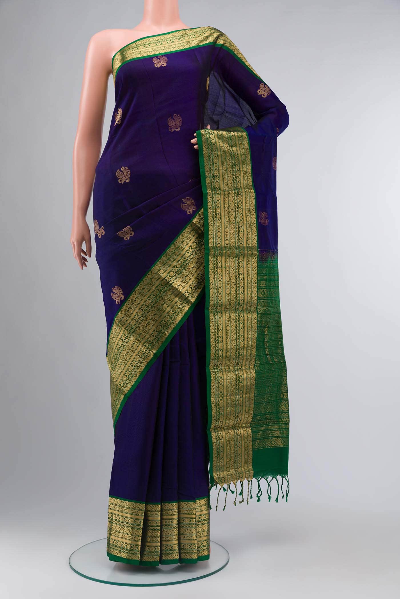 Blue Soft Silk Saree