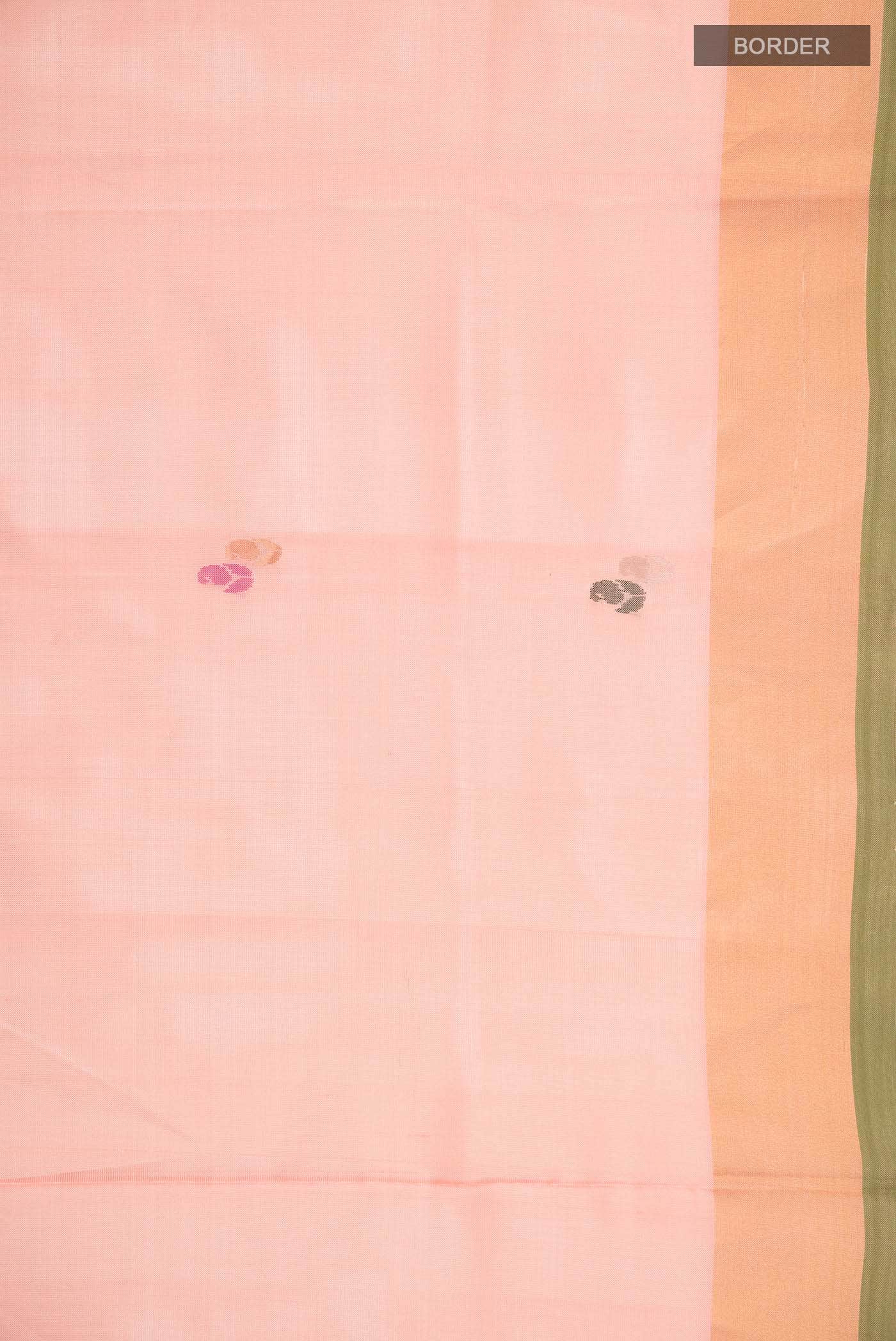 Peach Uppada Silk Saree