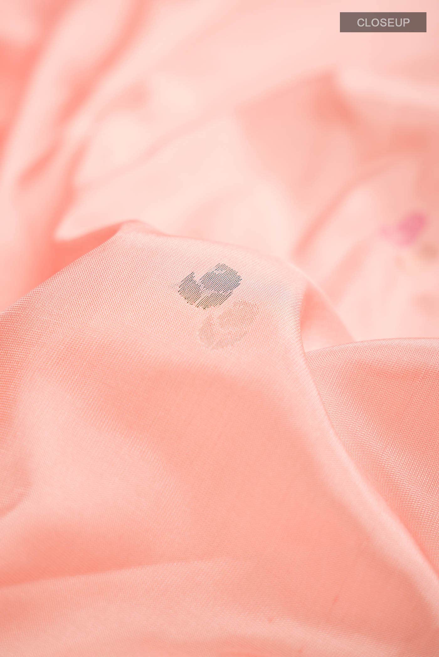 Peach Uppada Silk Saree