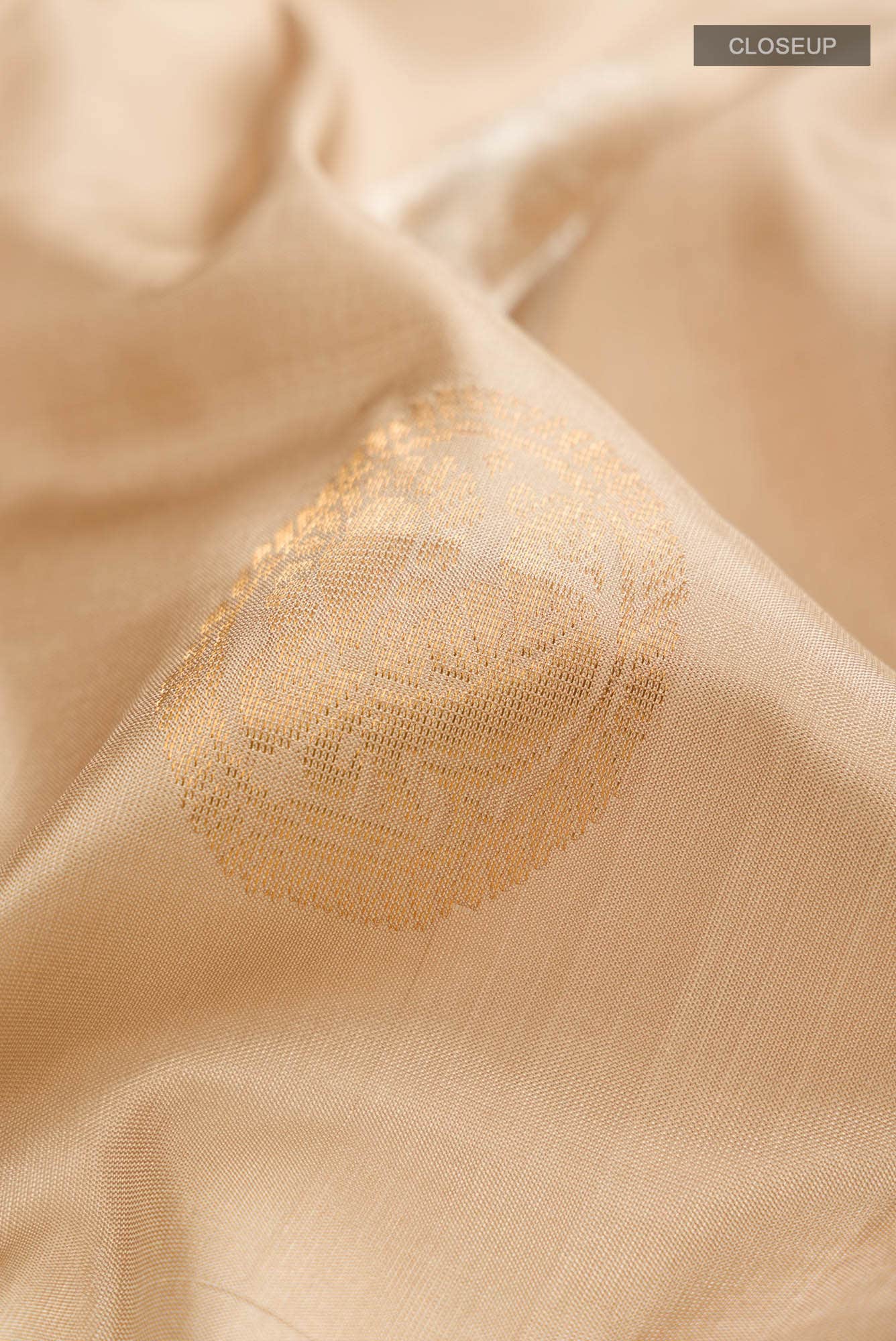 Beige Uppada Silk Saree