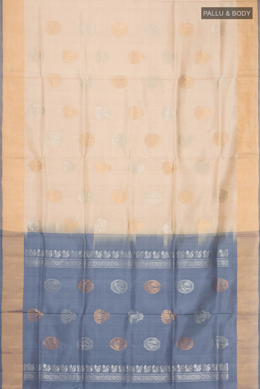 Beige Uppada Silk Saree