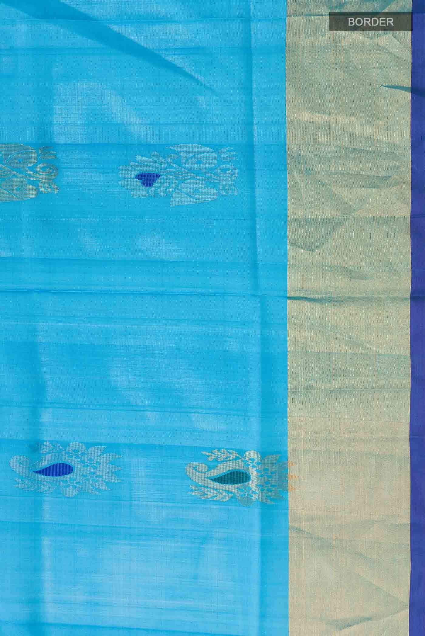 Blue Uppada Silk Saree