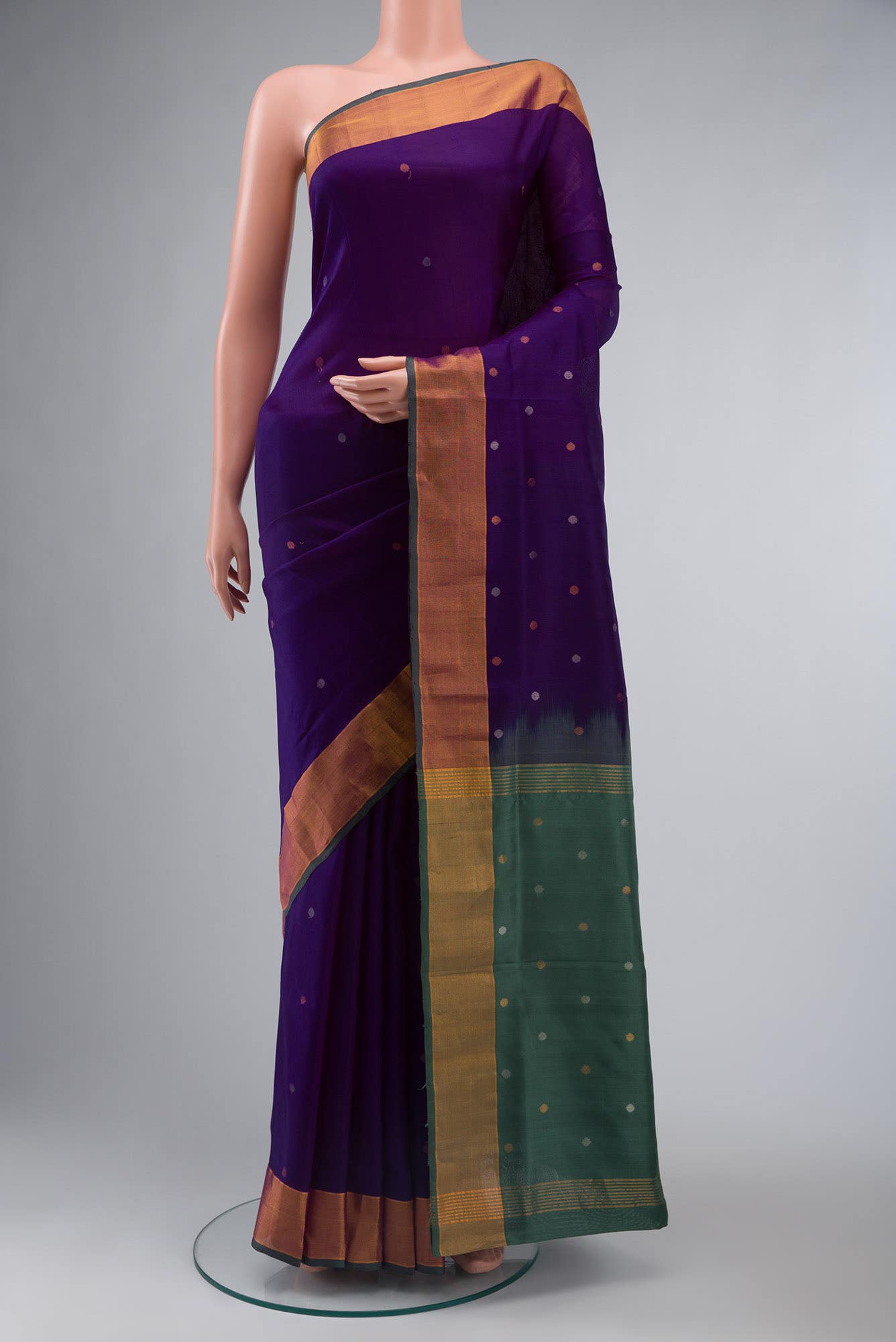 Violet Uppada Silk Saree