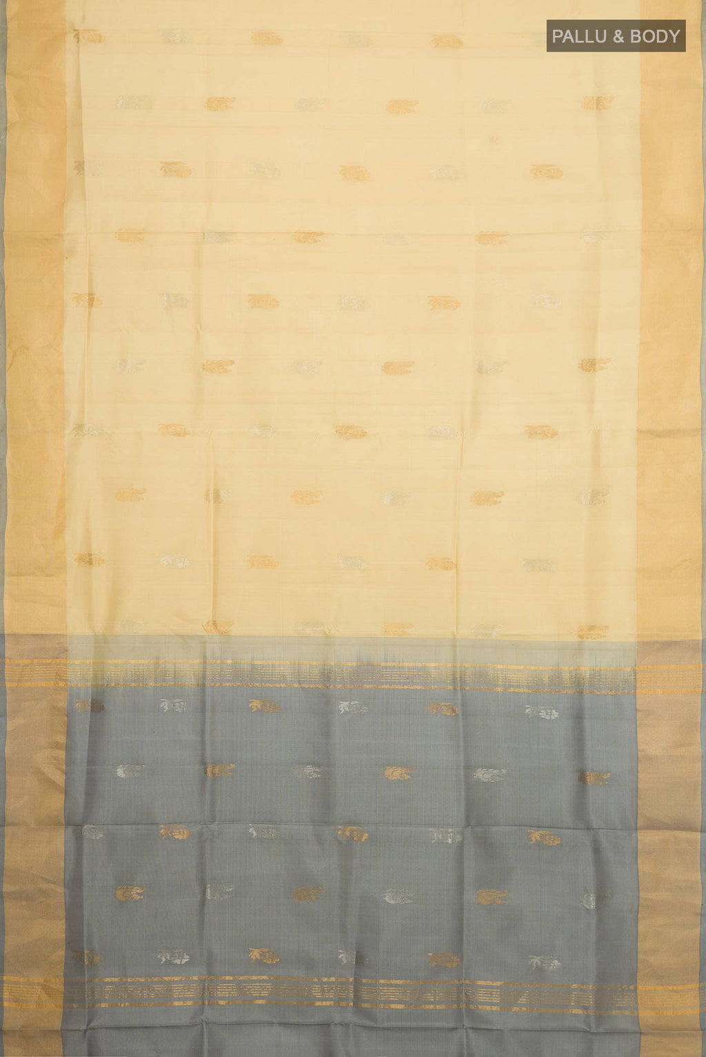Beige Uppada Silk Saree