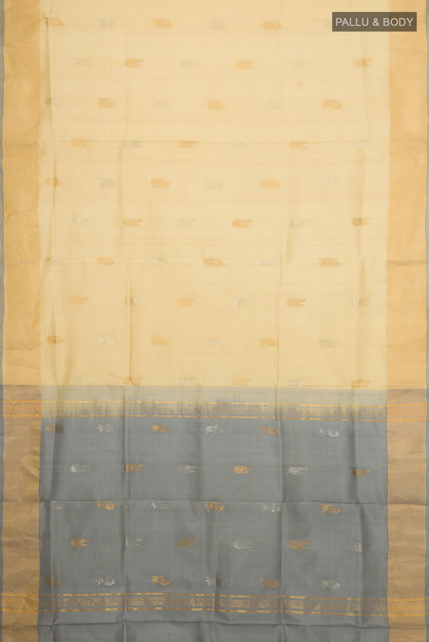 Beige Uppada Silk Saree