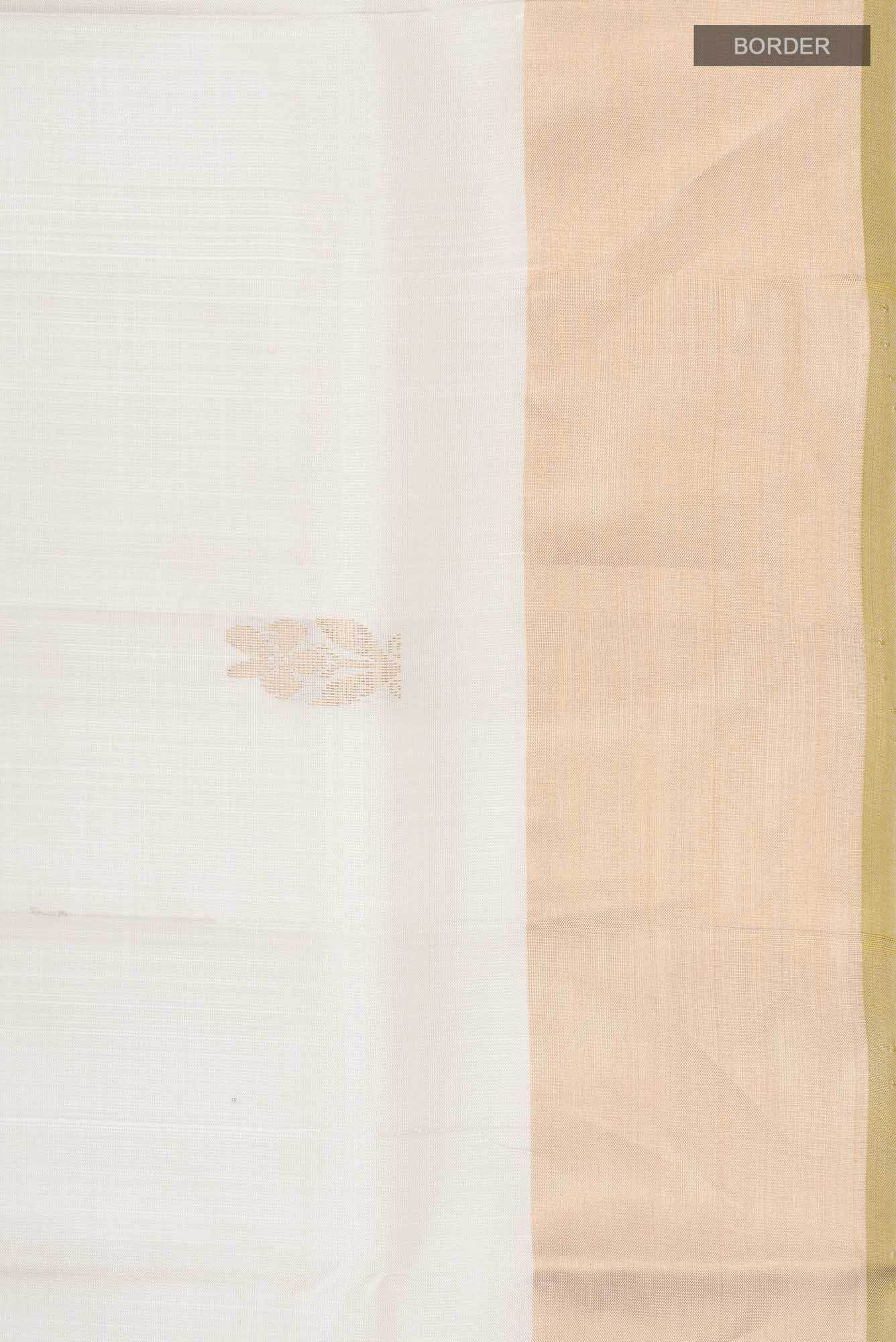 Off White Uppada Silk Saree