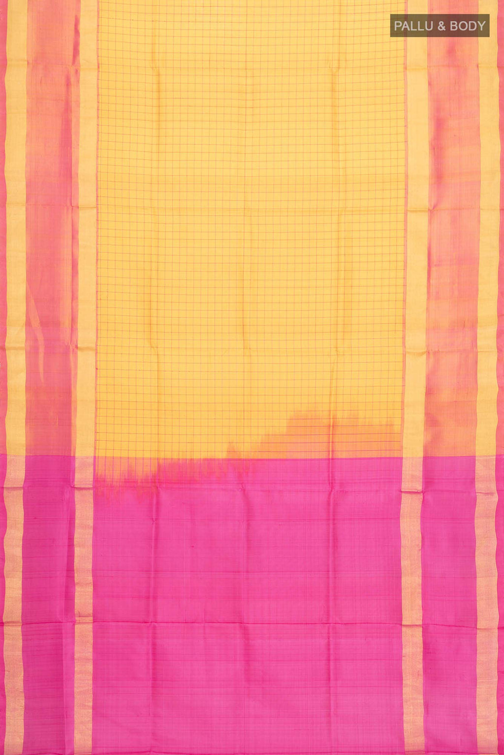 Yellow Uppada Silk Saree