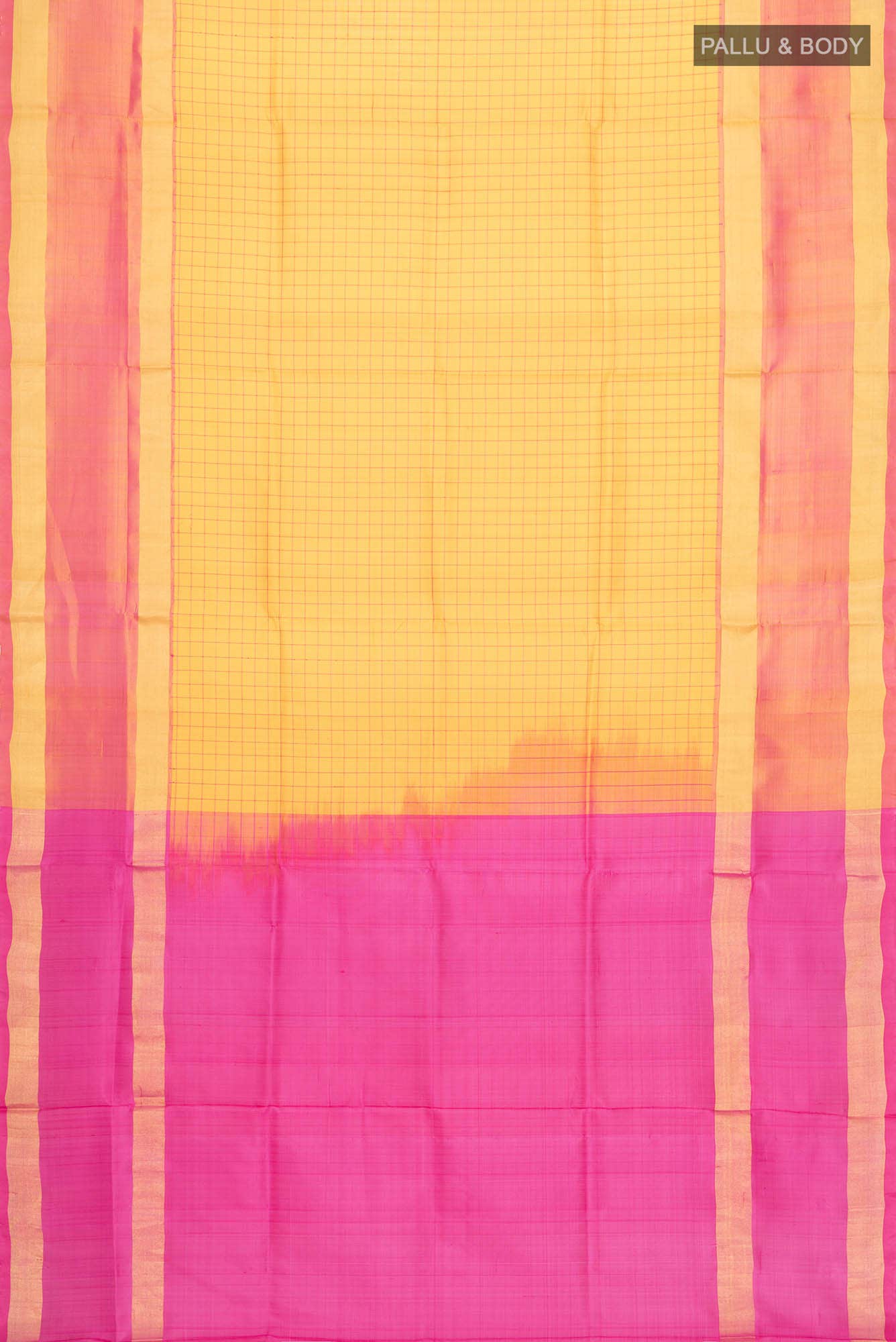 Yellow Uppada Silk Saree