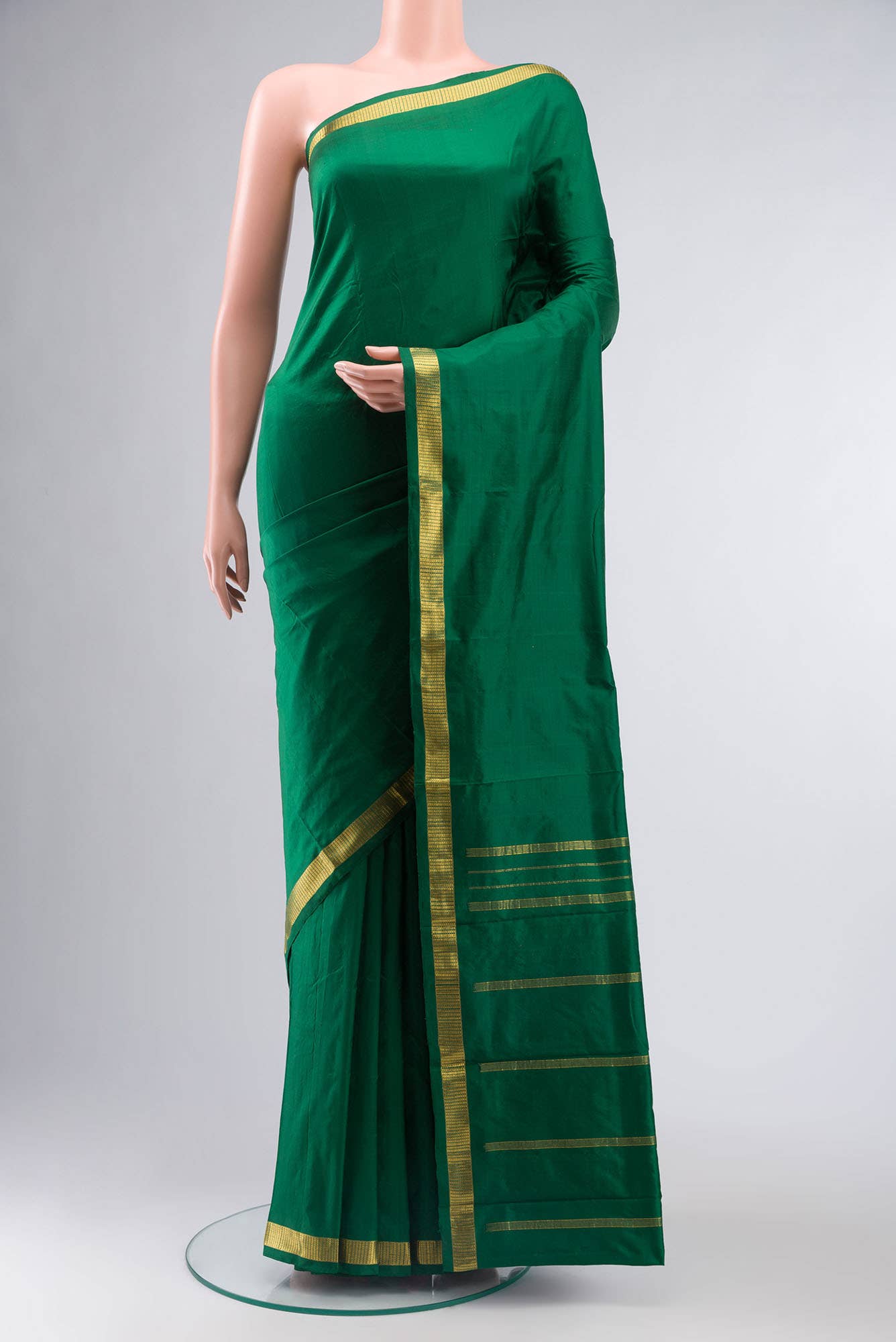 Green Kanchipuram Silk Saree