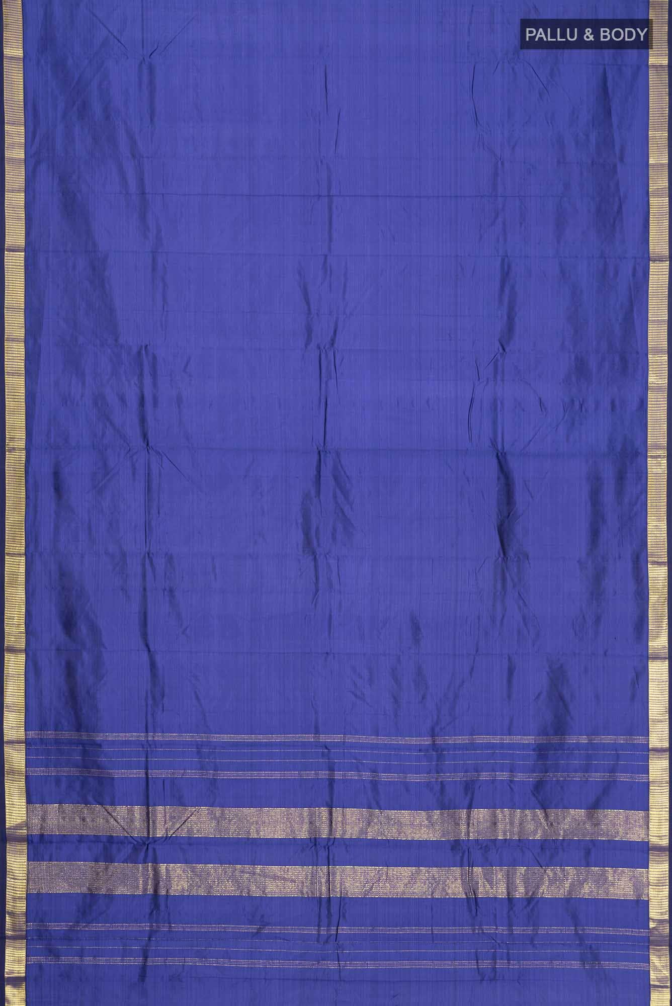 Blue Kanchipuram Silk Saree