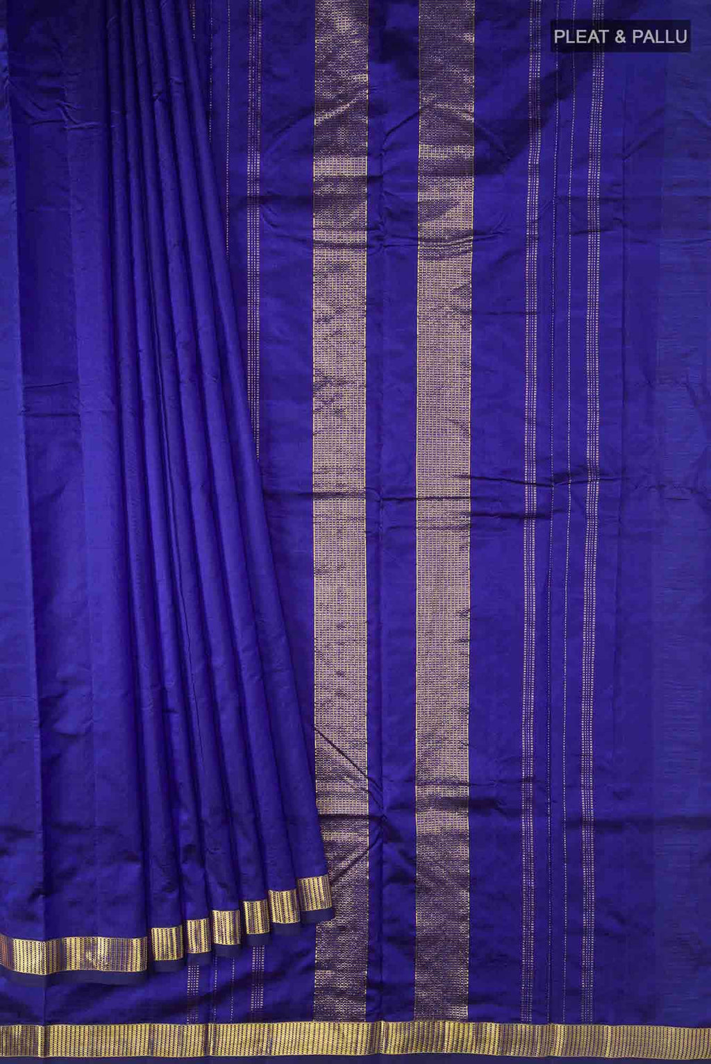 Blue Kanchipuram Silk Saree