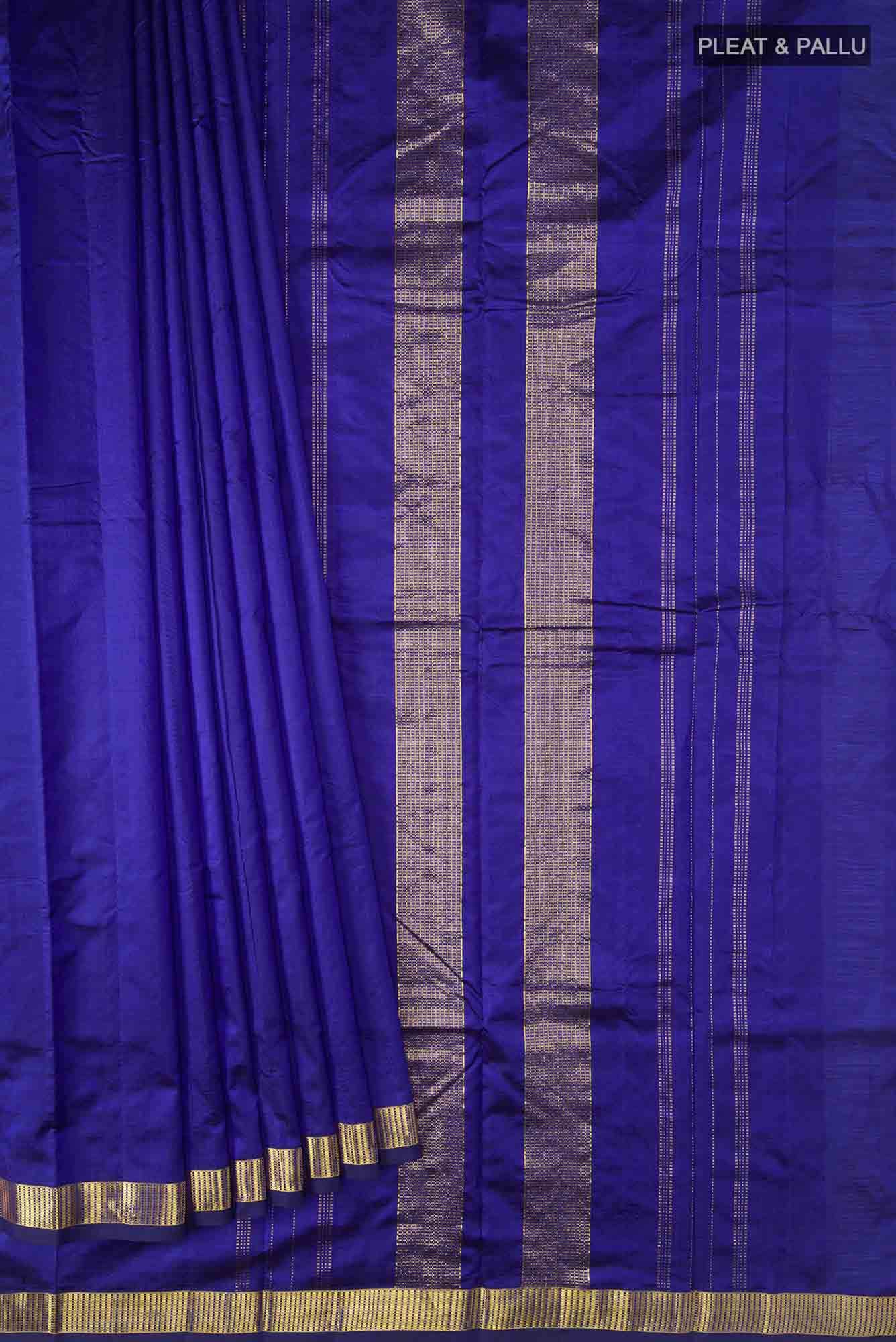 Blue Kanchipuram Silk Saree