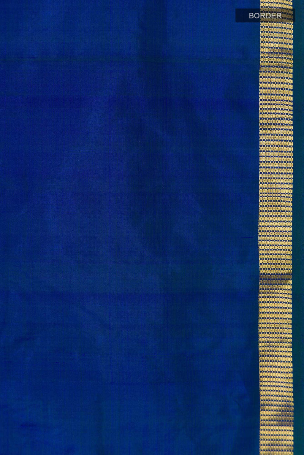 Blue with Green Dual Tone Kanchipuram Silk Saree