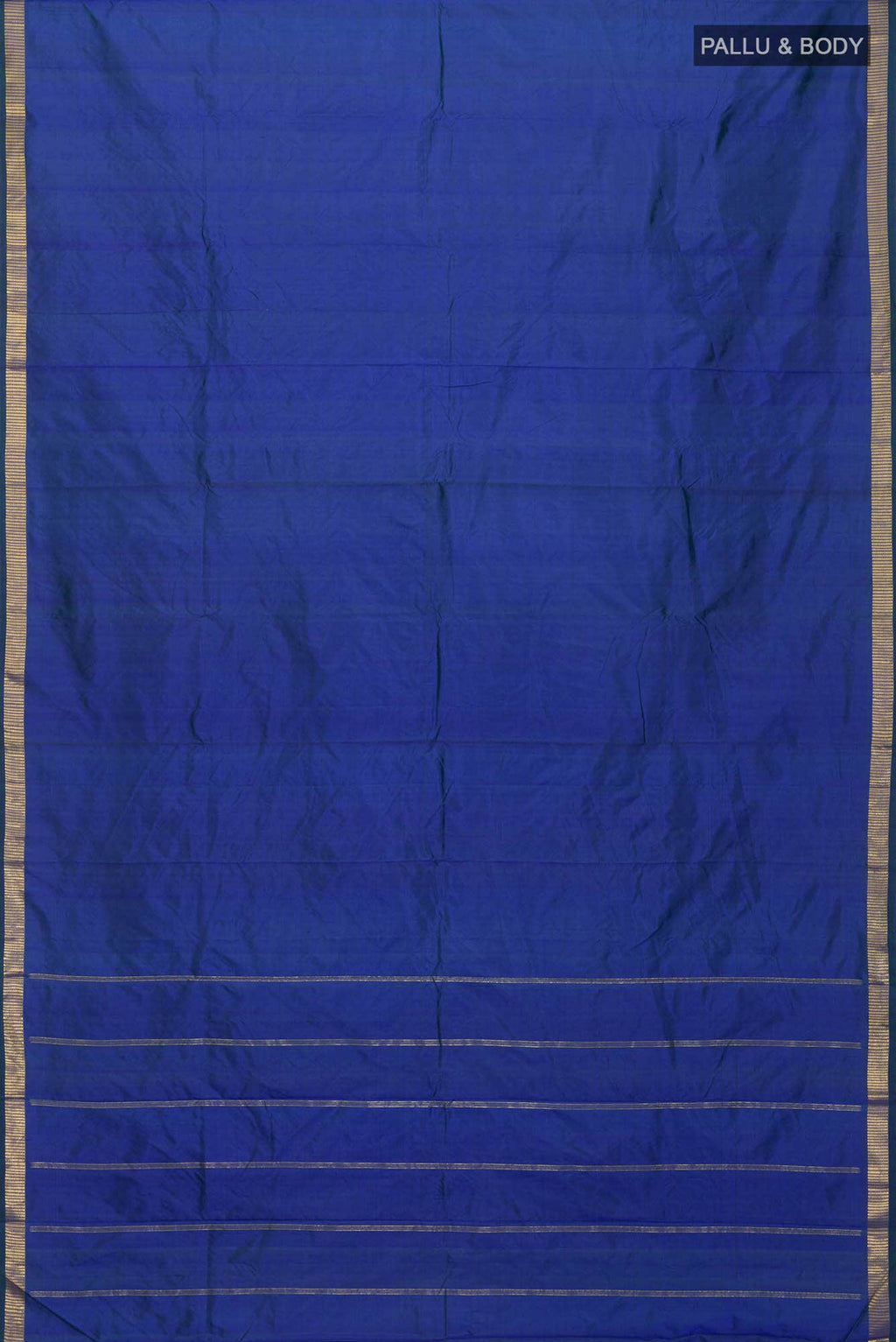 Blue with Green Dual Tone Kanchipuram Silk Saree