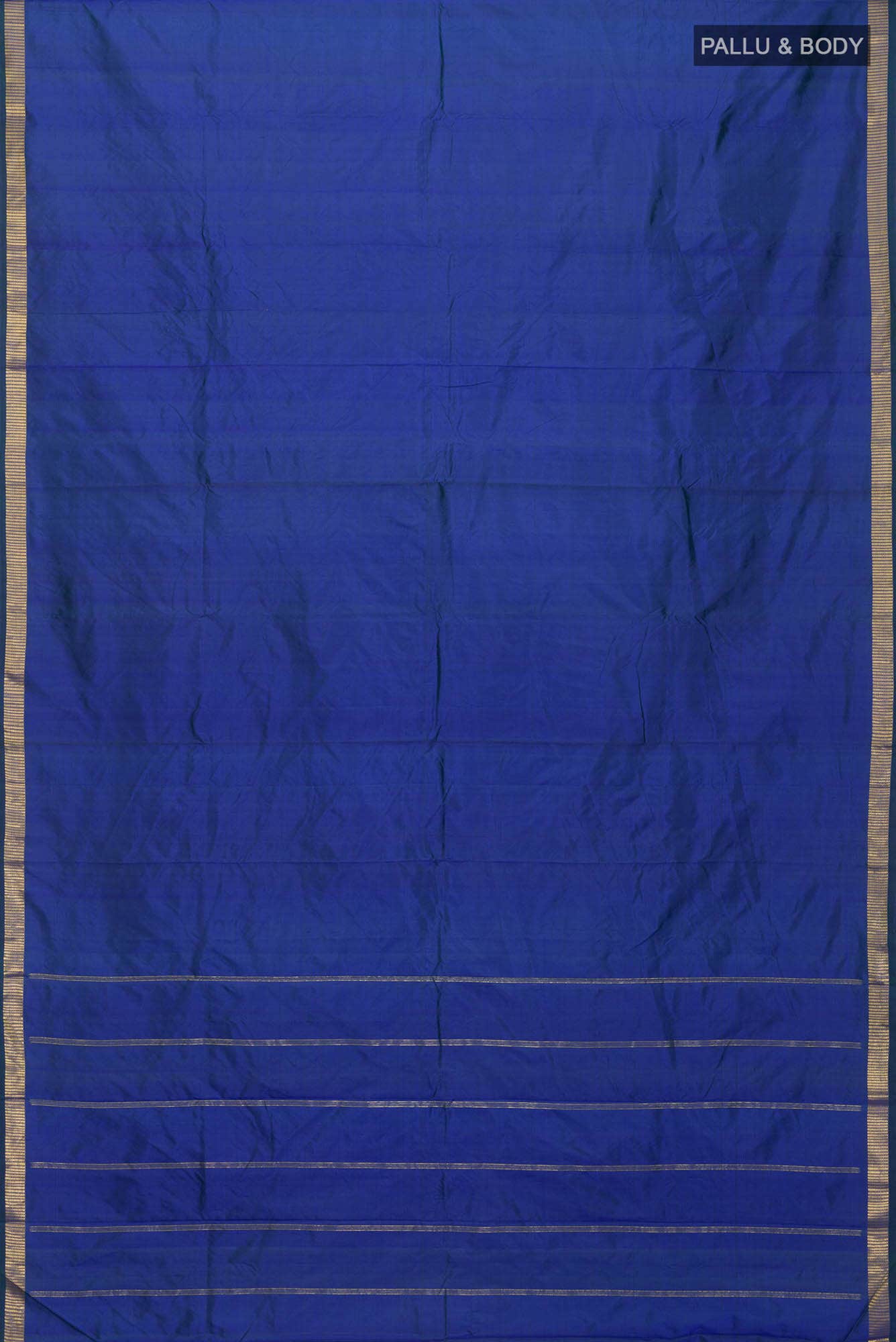 Blue with Green Dual Tone Kanchipuram Silk Saree