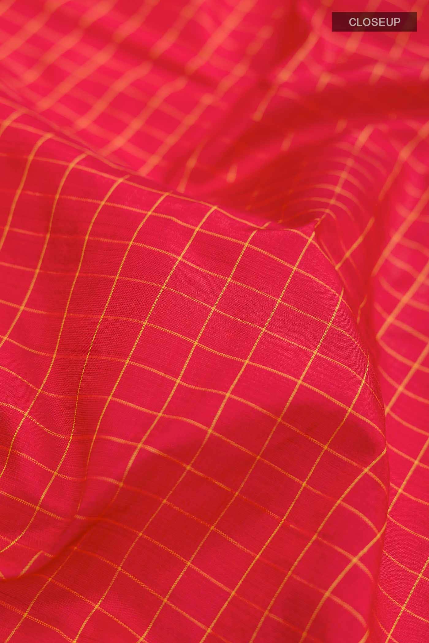 Maroon Kanchipuram Silk Saree