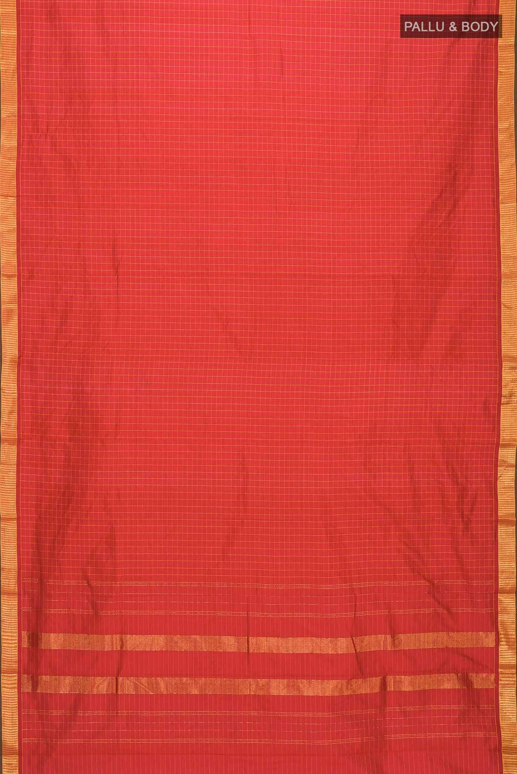 Maroon Kanchipuram Silk Saree