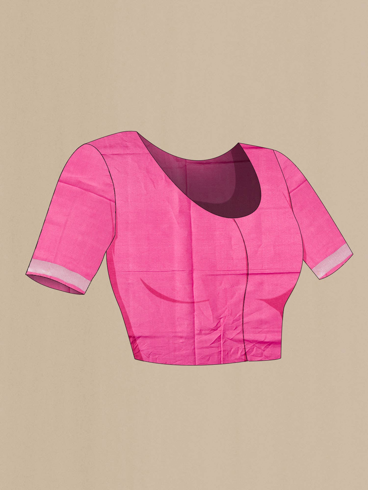 Pink Banarasi Raw Silk Saree