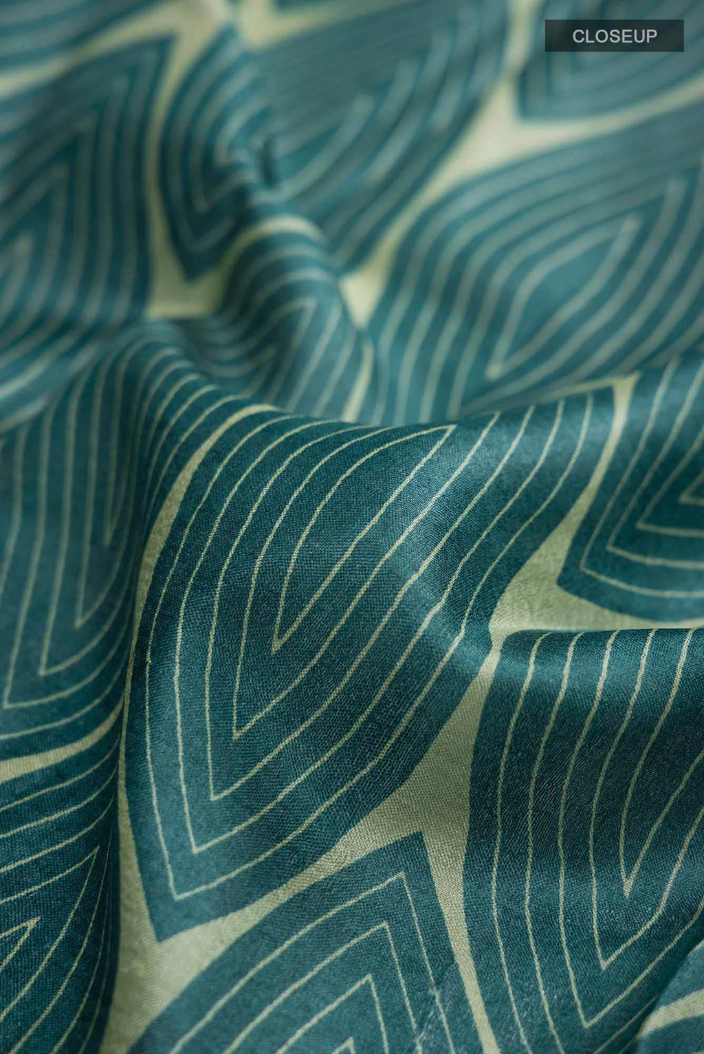 Green Bhagalpuri Tussar Silk Saree