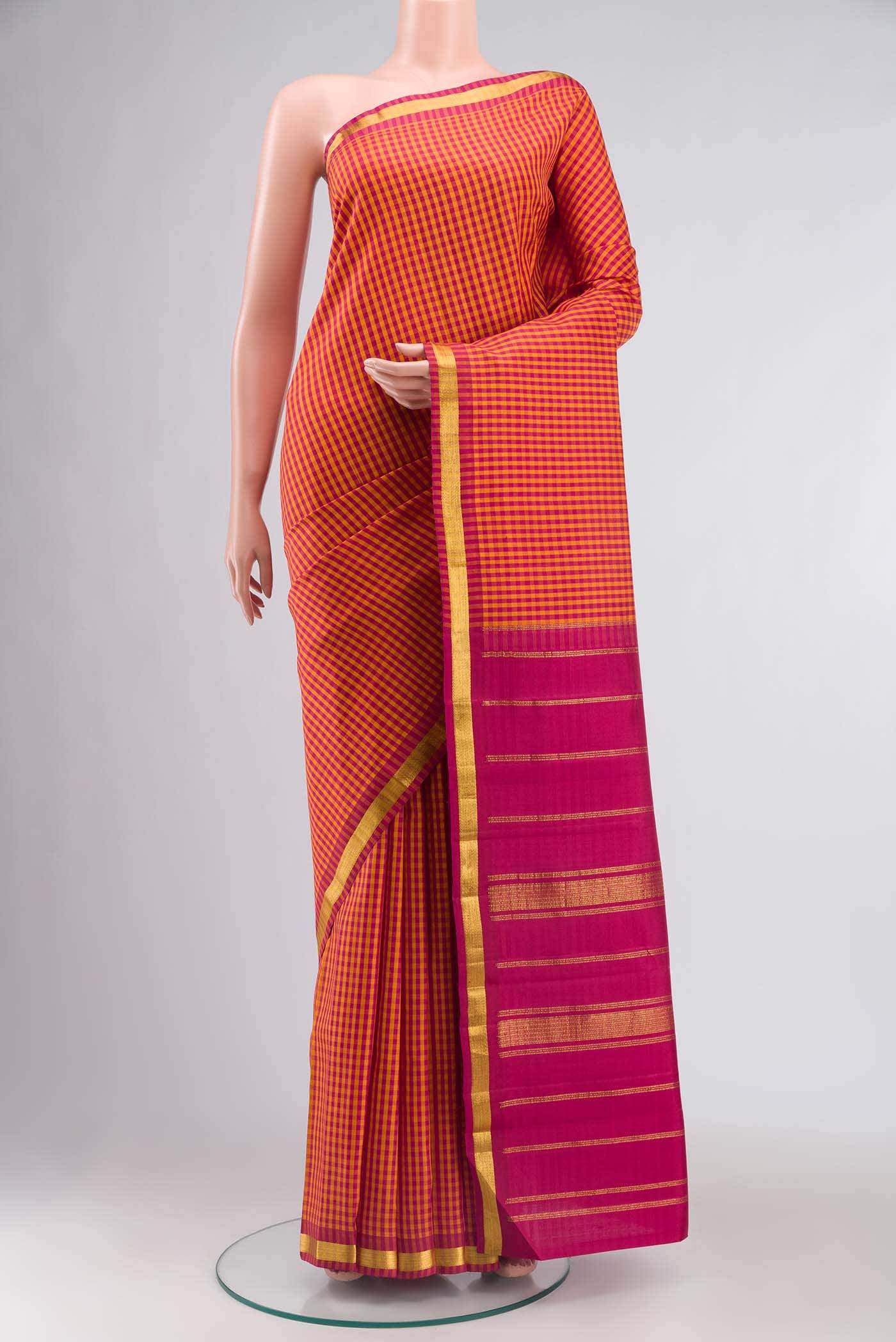 Multi Kanchipuram Silk Saree