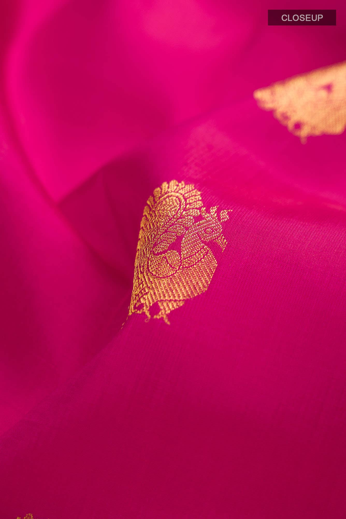 Pink Kanchipuram Silk Saree