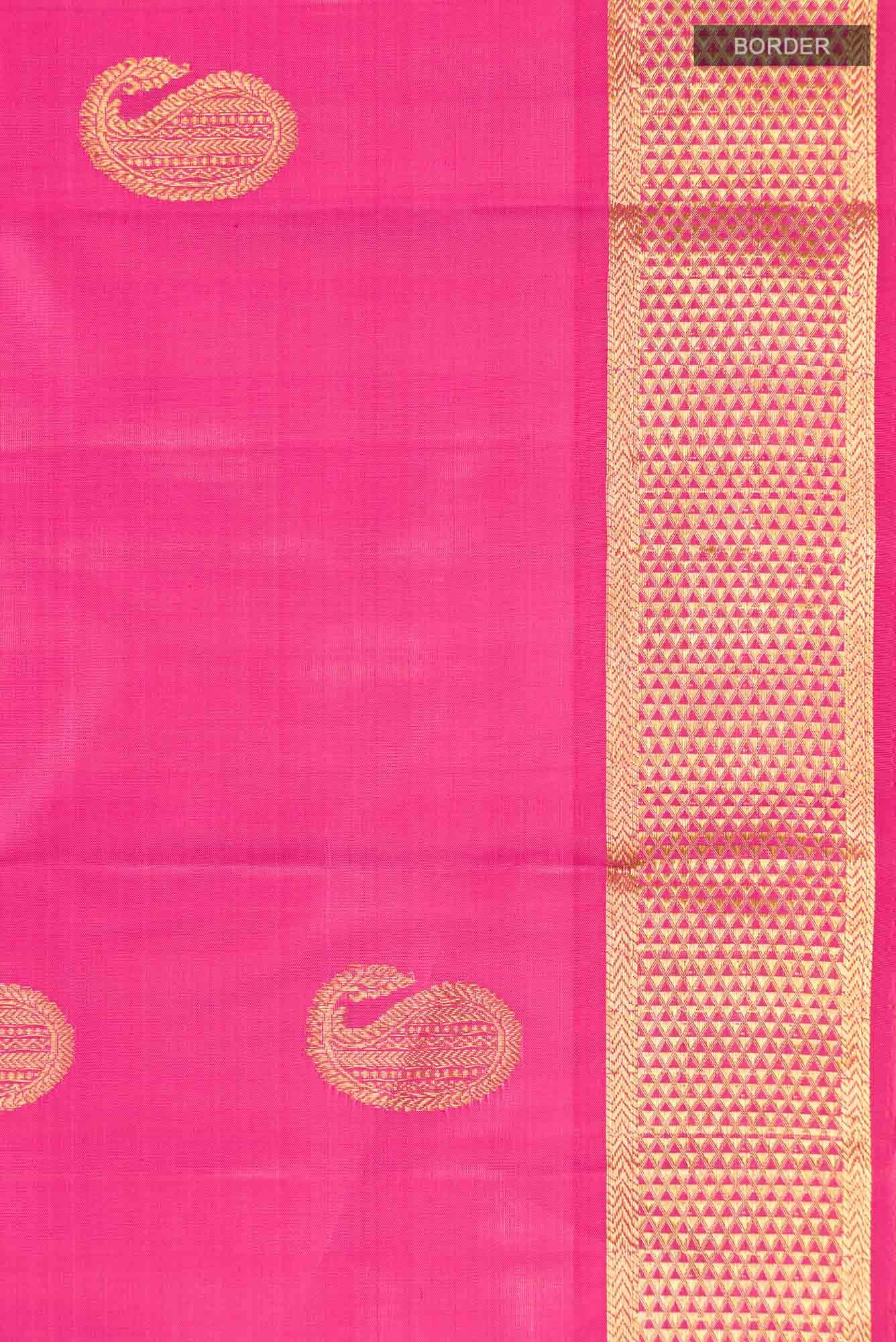 Pink Kanchipuram Silk Saree