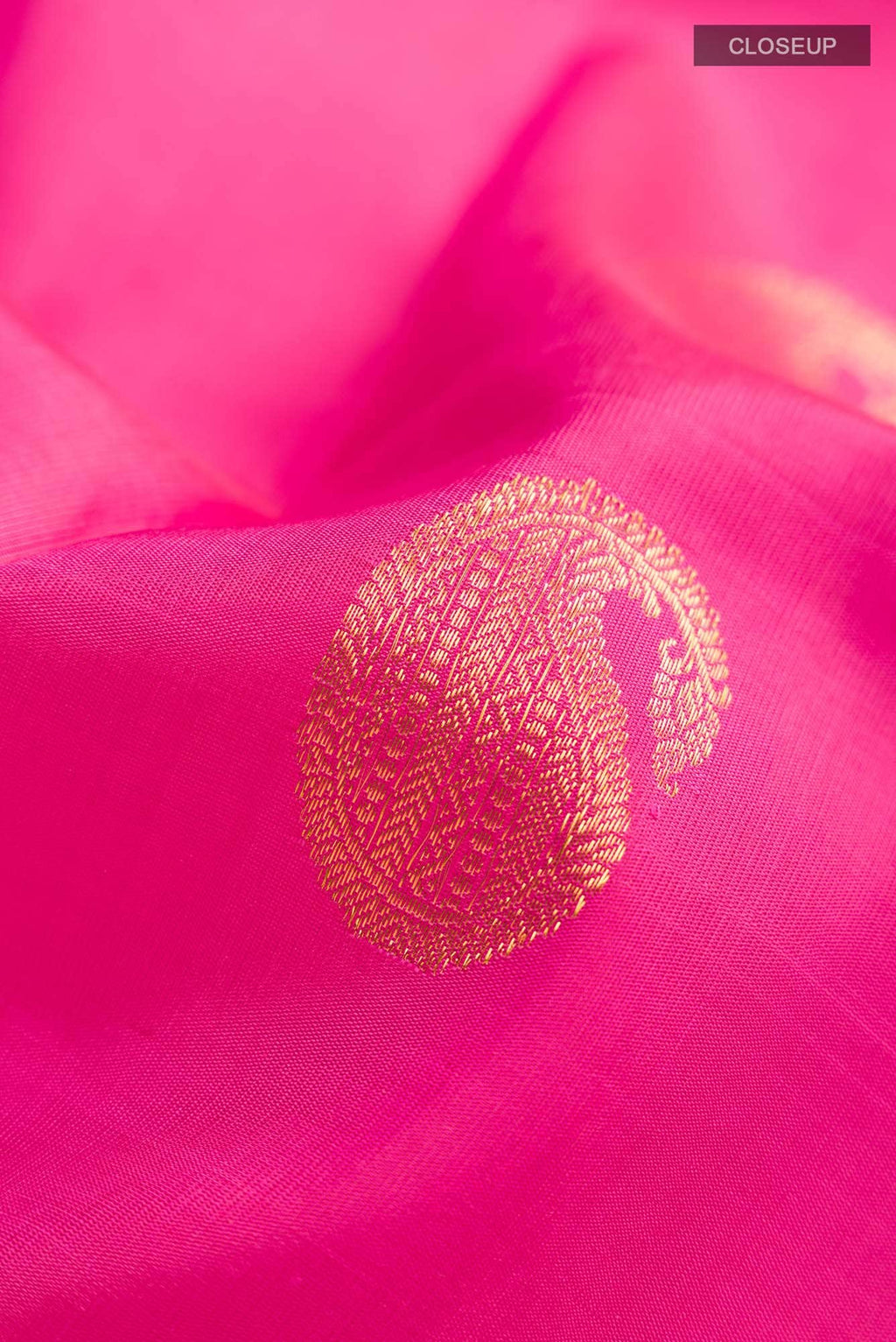 Pink Kanchipuram Silk Saree